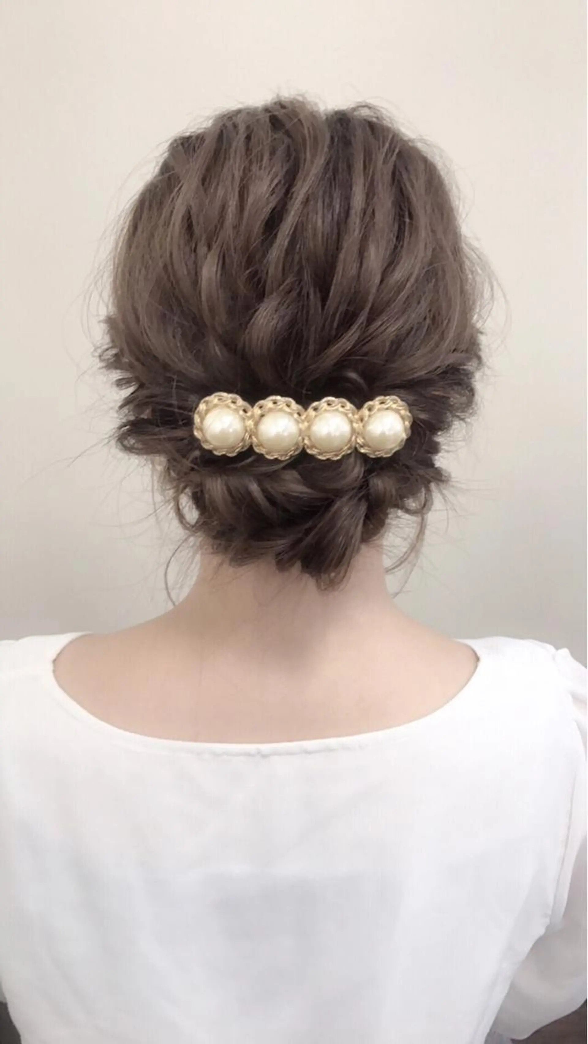 セミロング ヘアアレンジ 沢田 瞳のヘアスタイル