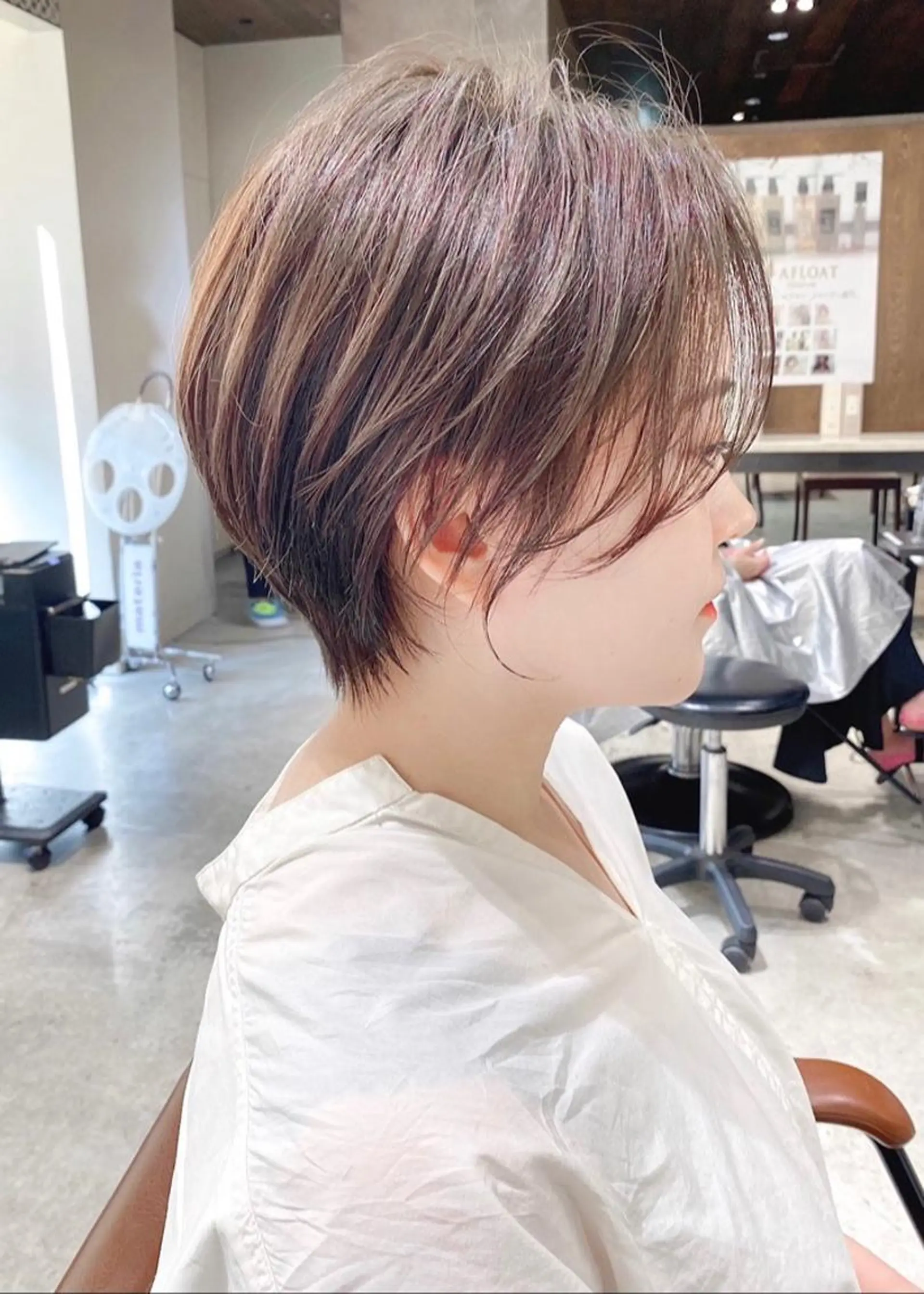 ショート カラー くびれヘア ショートヘア 伊奈 航平のヘアスタイル