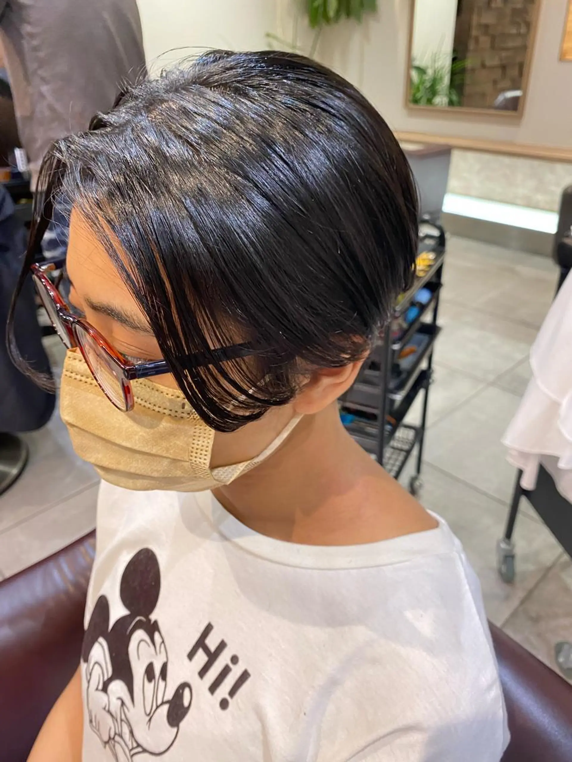 ショート ショートヘア カット 川越 輝梨奈のヘアスタイル