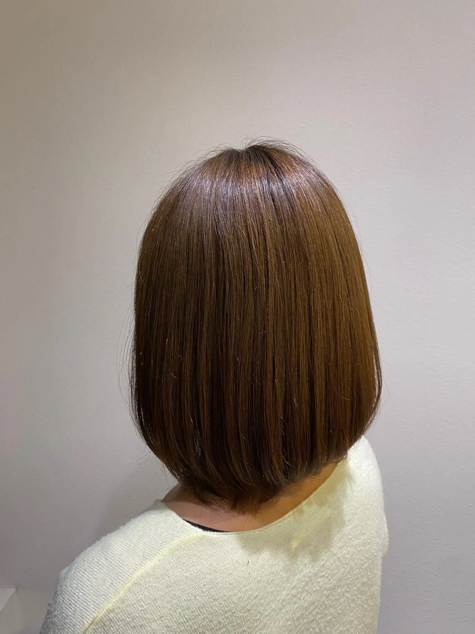 ミディアム カラー 鹿児島 聖来のヘアスタイル