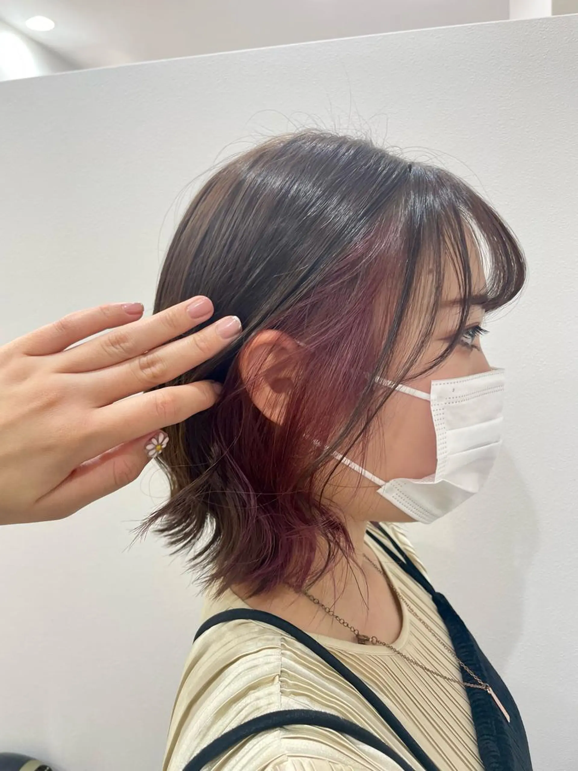 ミディアム カラー インナーカラー 髪質改善🌱 高橋みなみのヘアスタイル