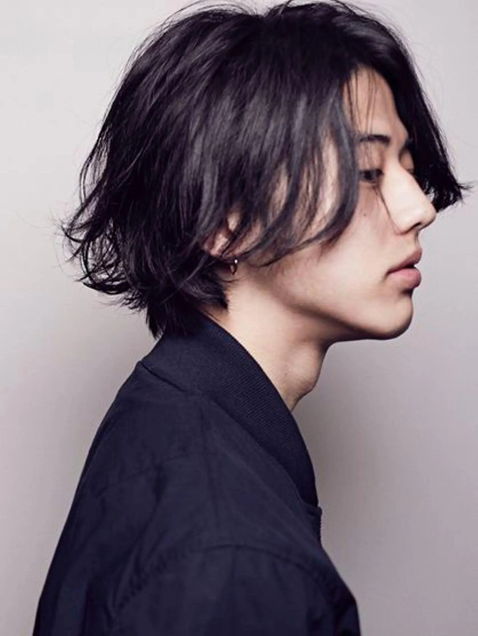 ミディアム メンズ hair living Liko池袋東口店所属・✨透明感カラー🌱 上村　舜のヘアスタイル