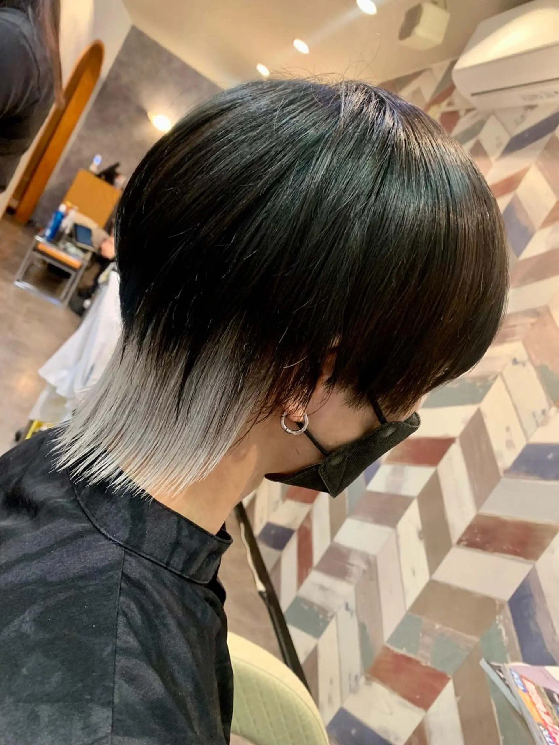 カラー メンズ ヘアカラー stylist 静音「LEON」のヘアスタイル