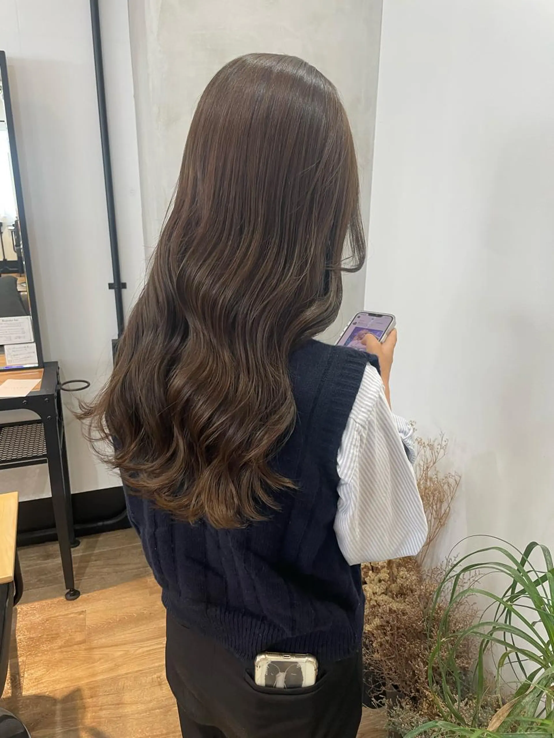 ロング カラー ヘアアレンジ ヘアカラー トリートメント Eliss Horie所属・coco♡ 韓国hairのヘアスタイル