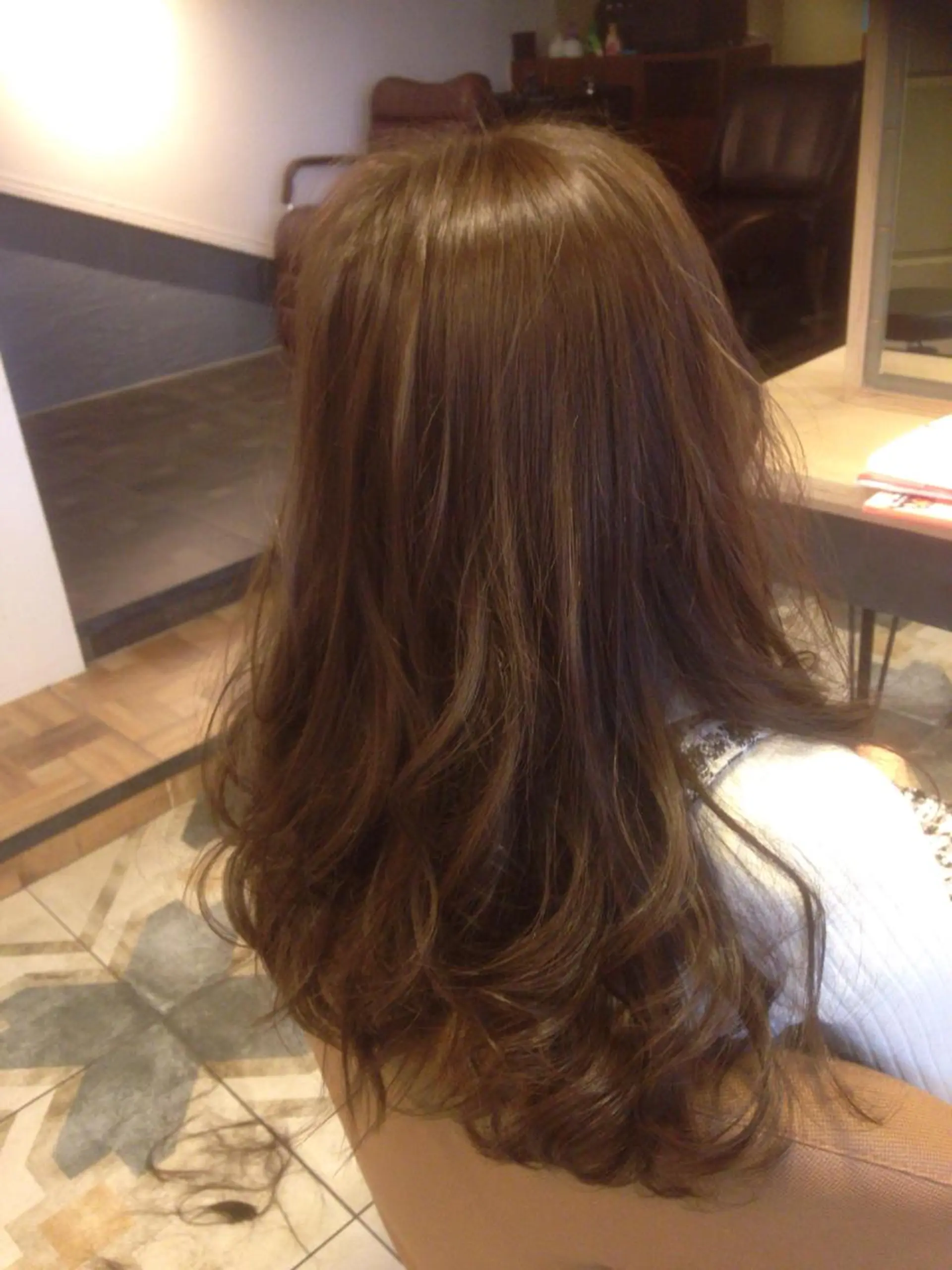 ミディアム カラー ヘアアレンジ yeope所属・ハイトーンカラー ブリーチ専門・天神のヘアスタイル