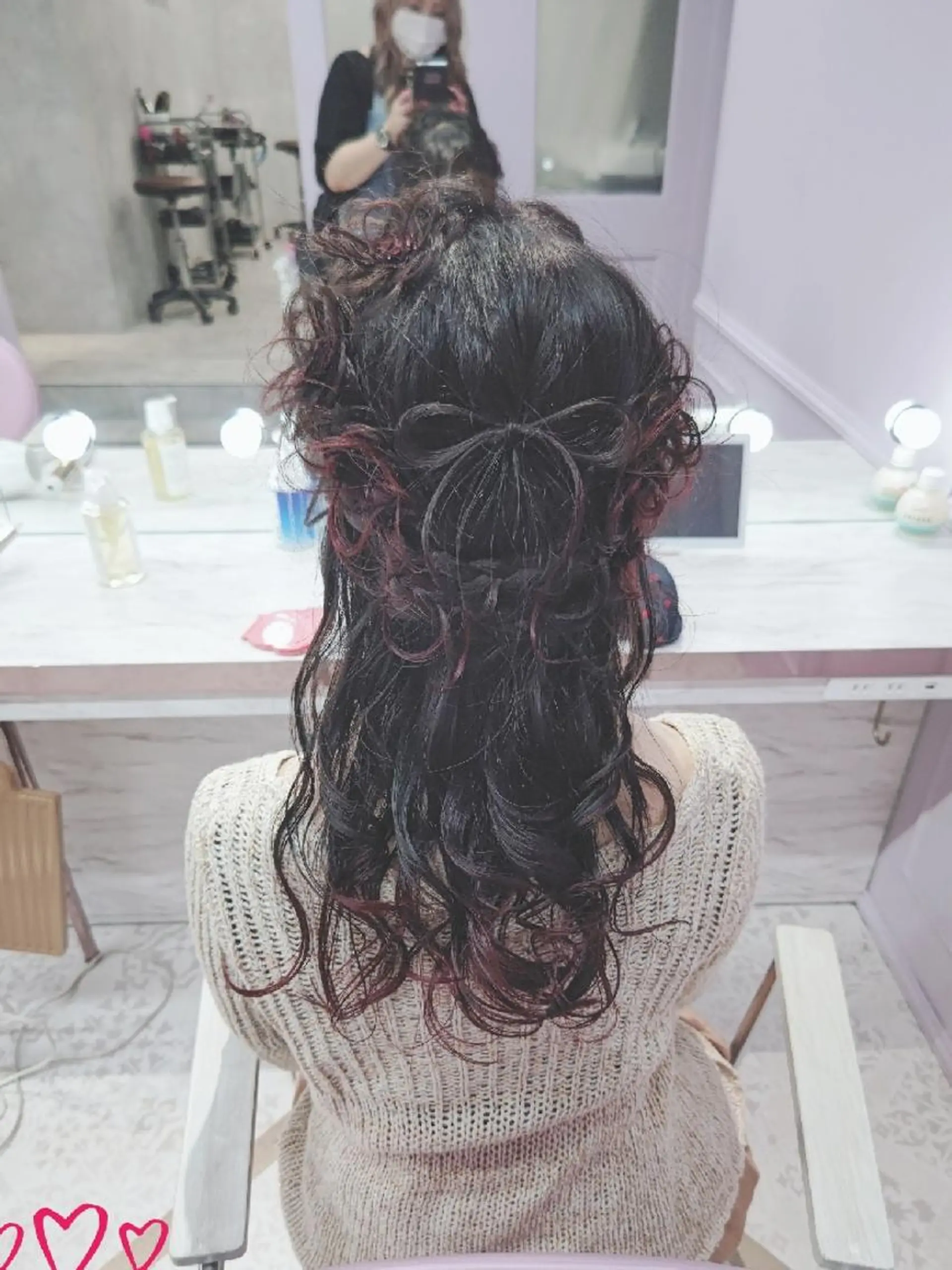 セミロング LUXBE GALLERY なんば駅前店所属・ラックスビーギャラリ ー AKICOのヘアスタイル