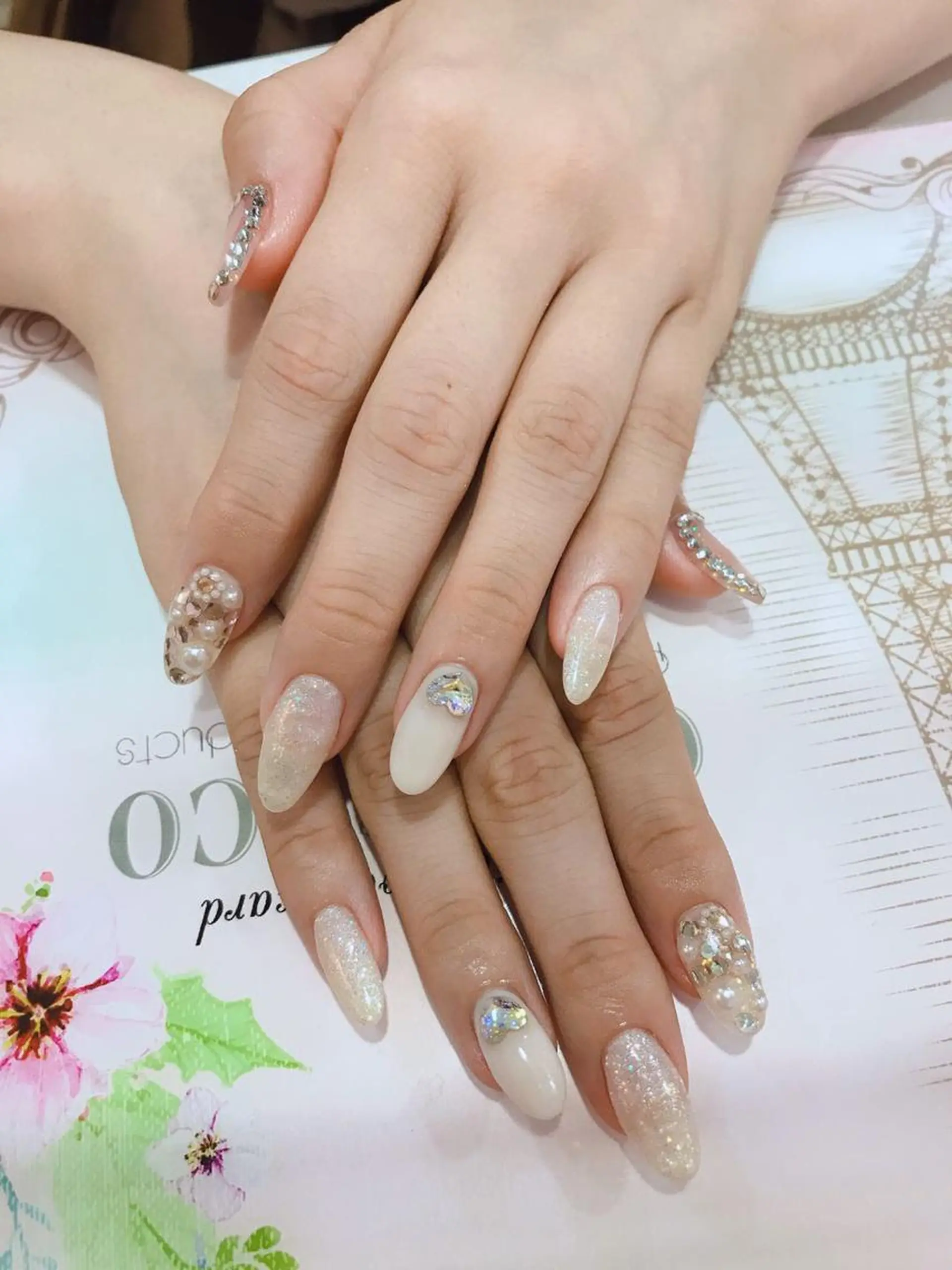 ネイル 長さだし専門店 M2　rikaのネイルデザイン