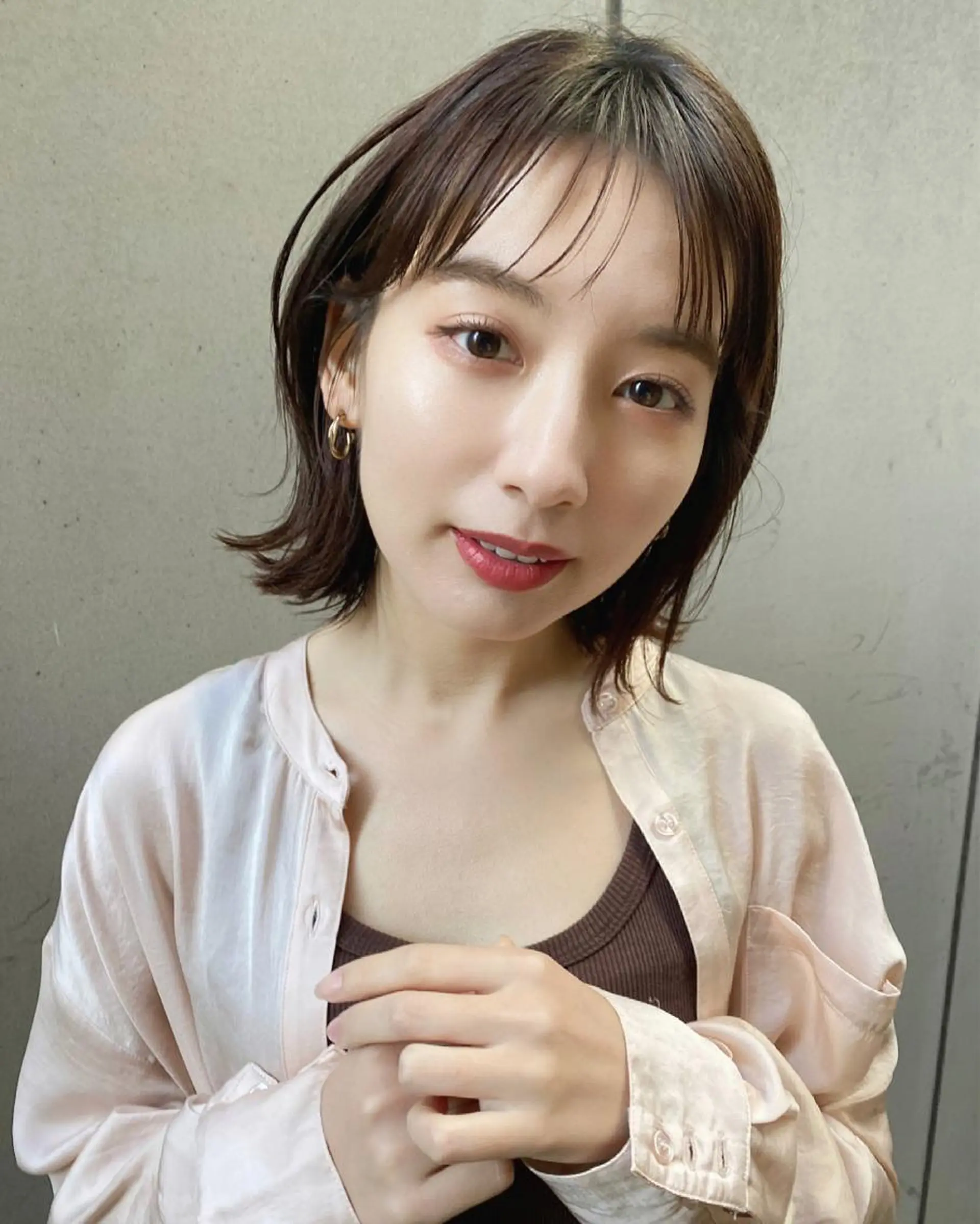 ショート カラー ボブ、ミディアム得意 🤍Emmy🤍のヘアスタイル