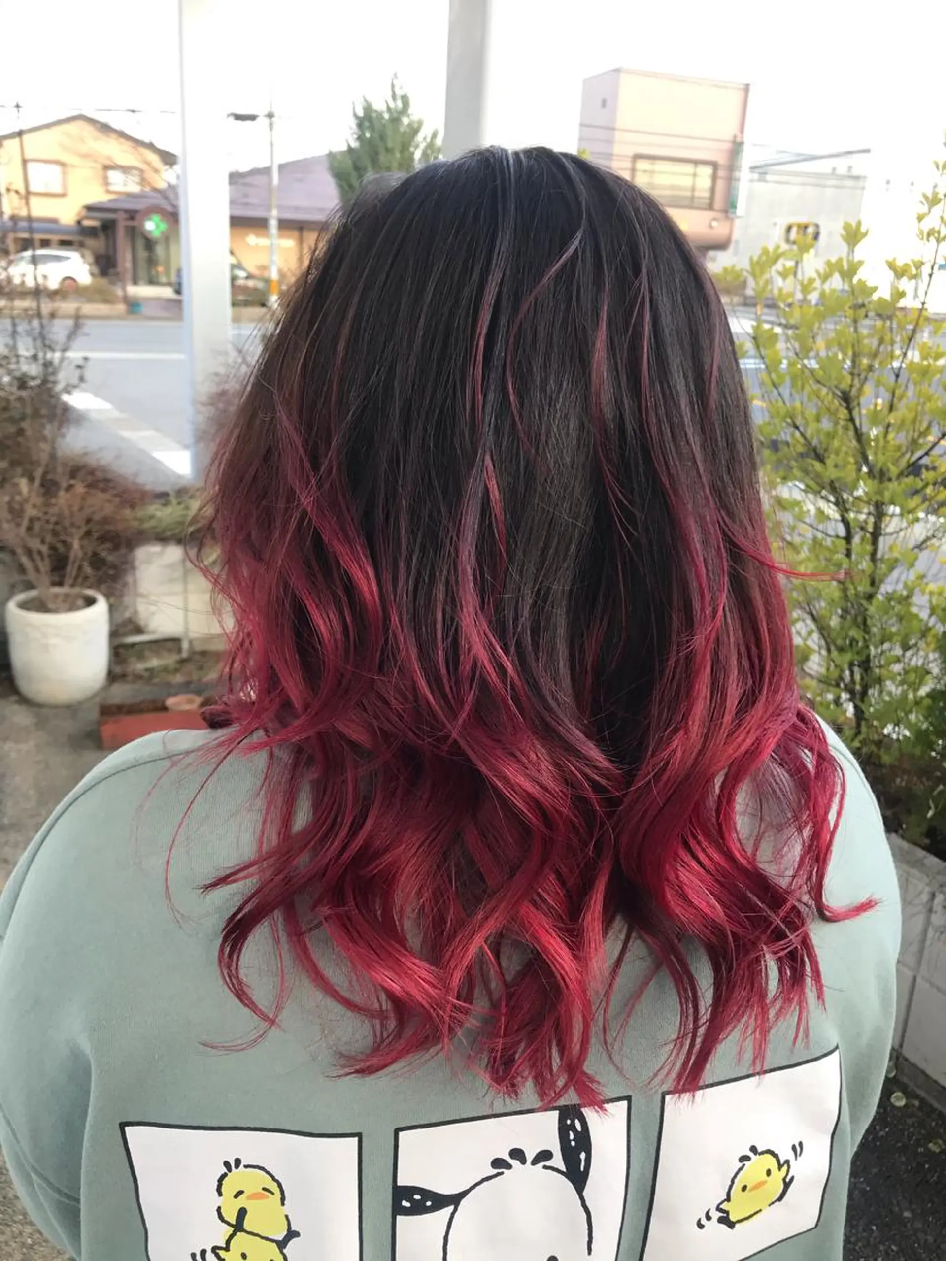 セミロング ヘアカラー 下條 真のヘアスタイル