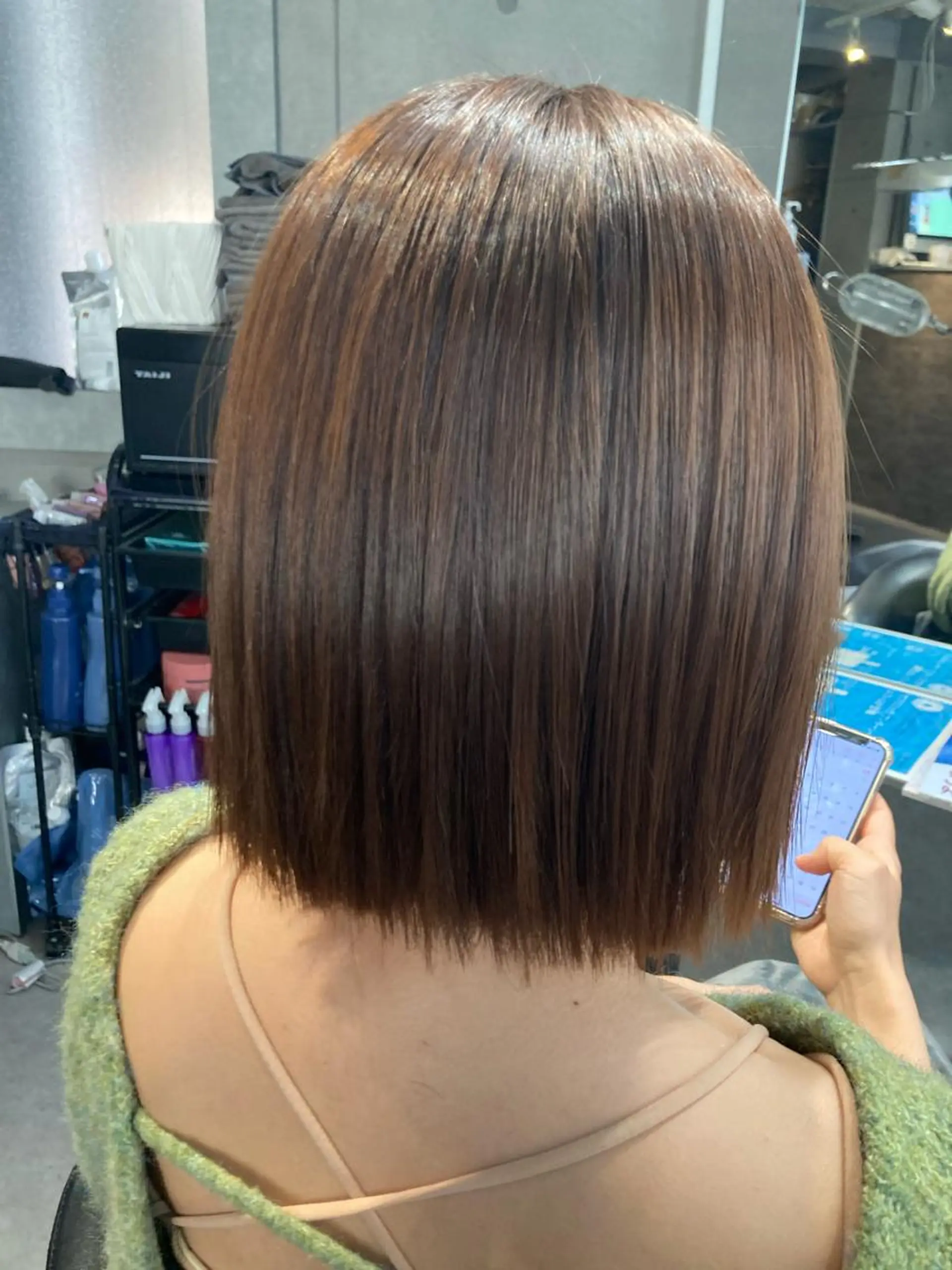 ショート 縮毛矯正 髪質改善☺︎縮毛矯正 ふじい まりんのヘアスタイル