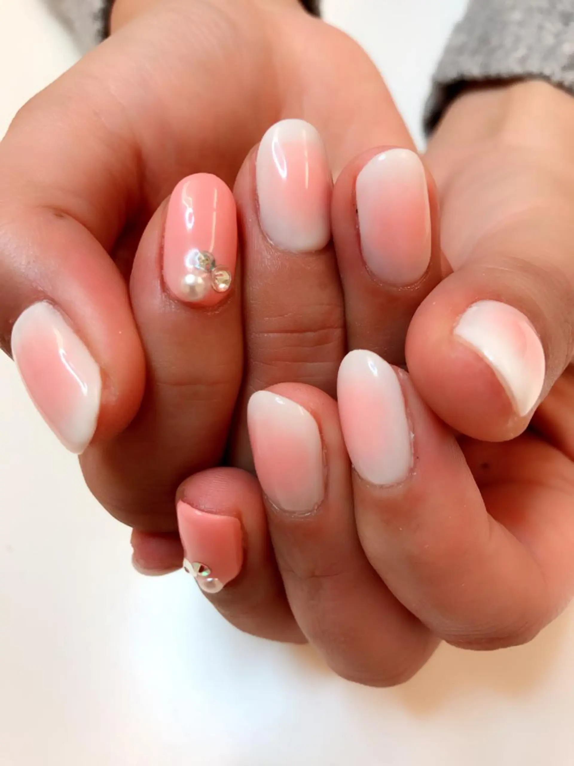 ネイル チークネイル Sunny side nailのネイルデザイン