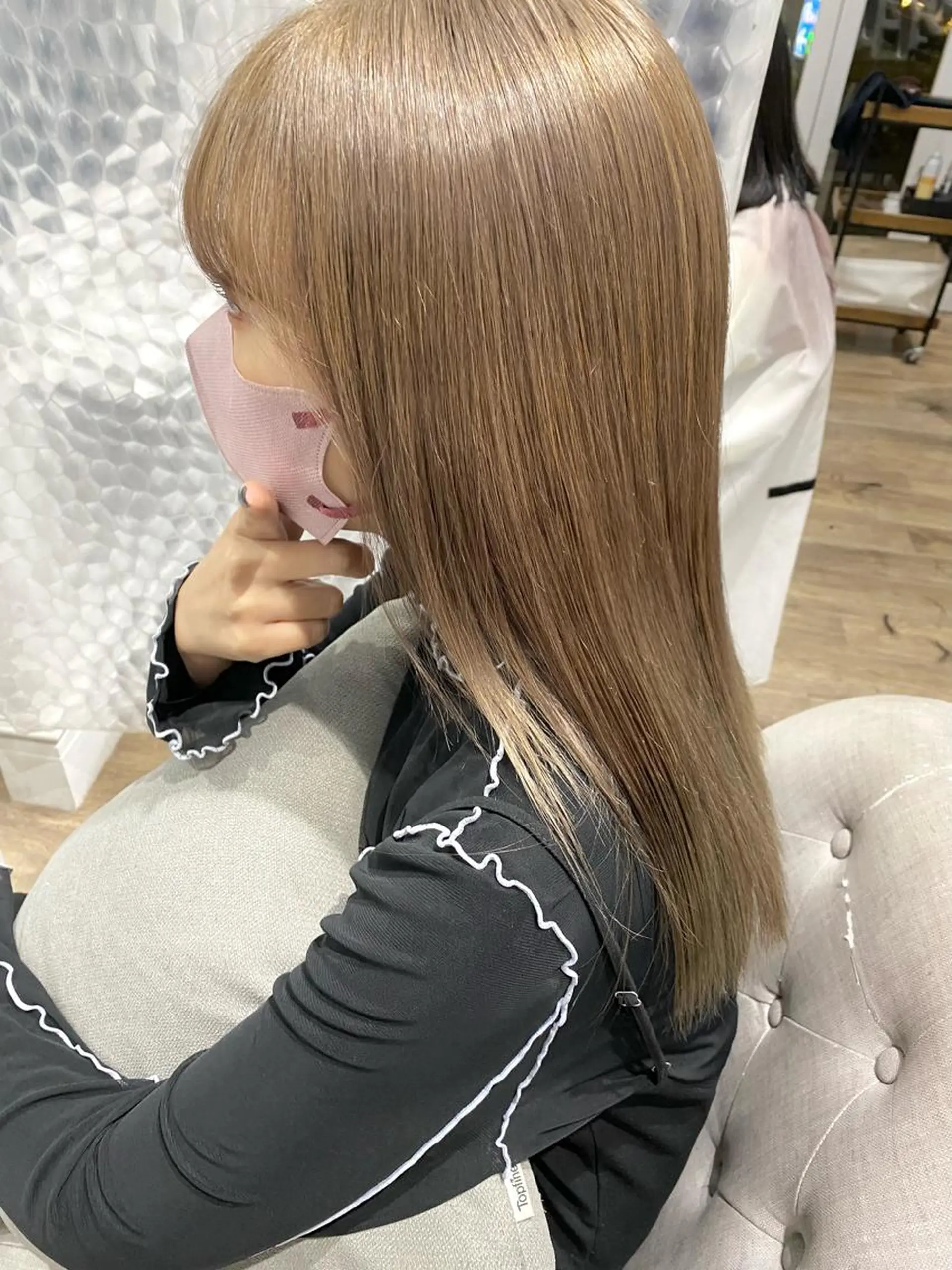 ミディアム カラー 韓国×髪質改善カラー 💎hinaのヘアスタイル