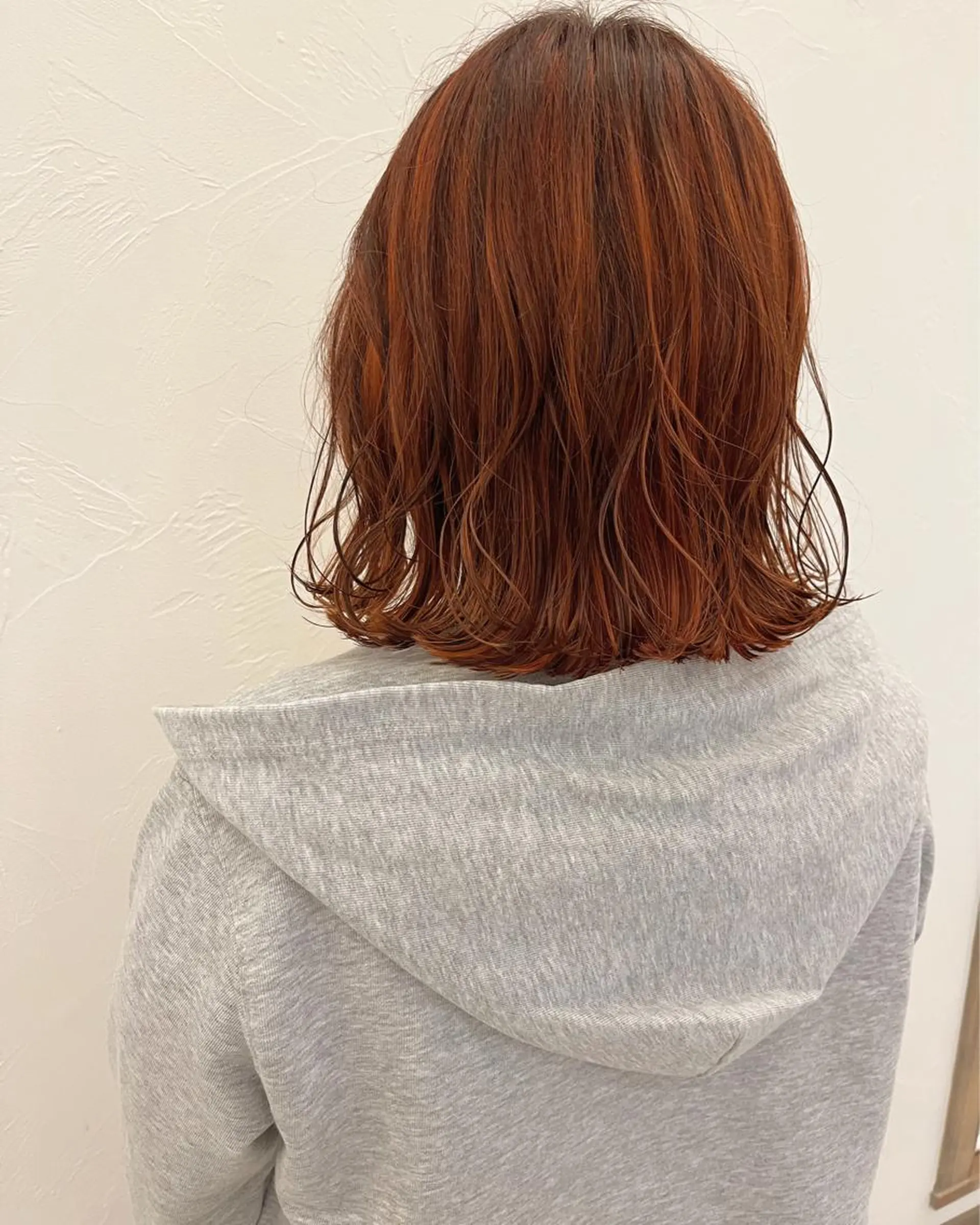 ミディアム カラー Agu hair time所属・time_ メラニーのヘアスタイル