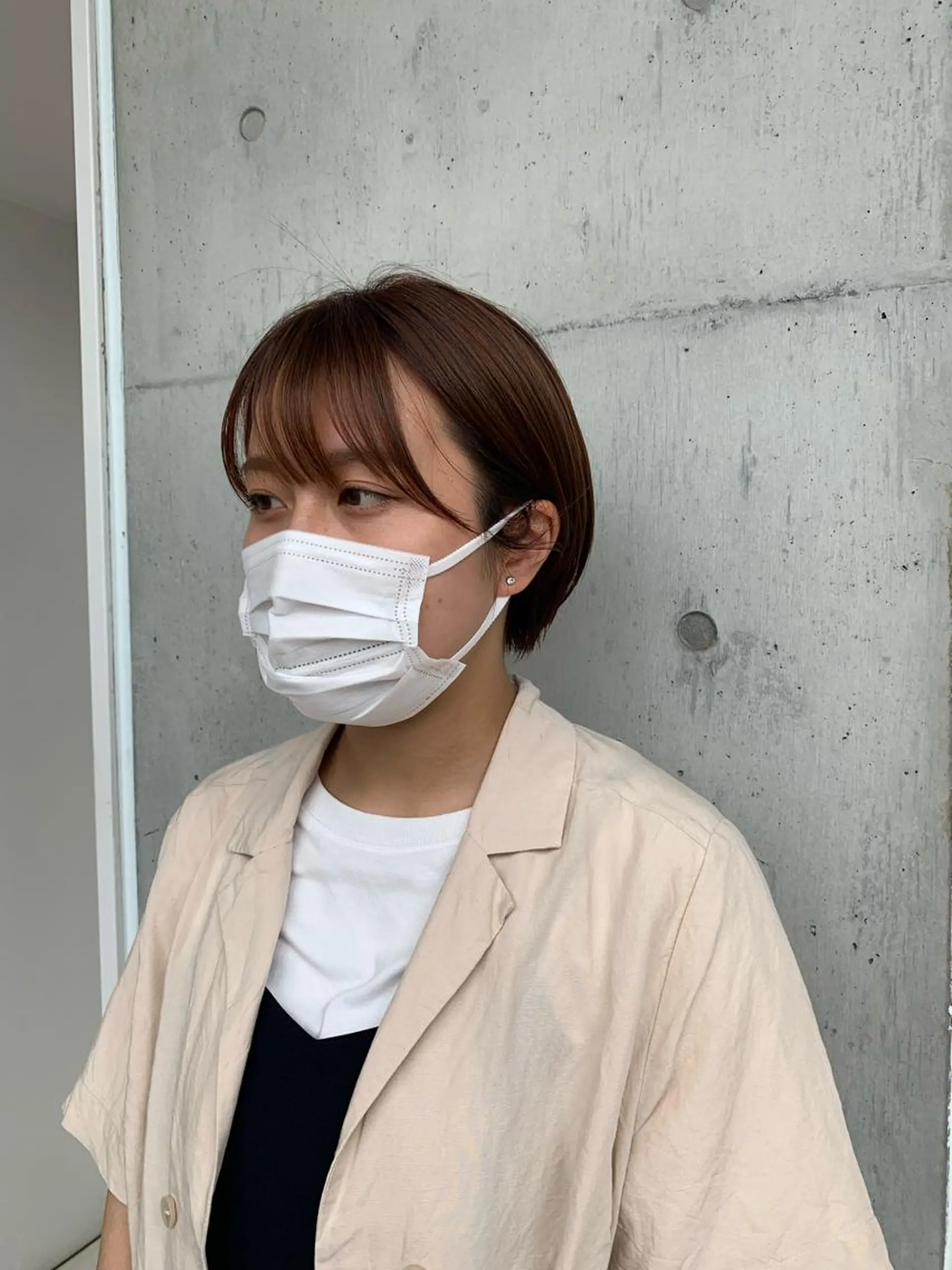 ショート カラー ボブ カネコ ユカリのヘアスタイル