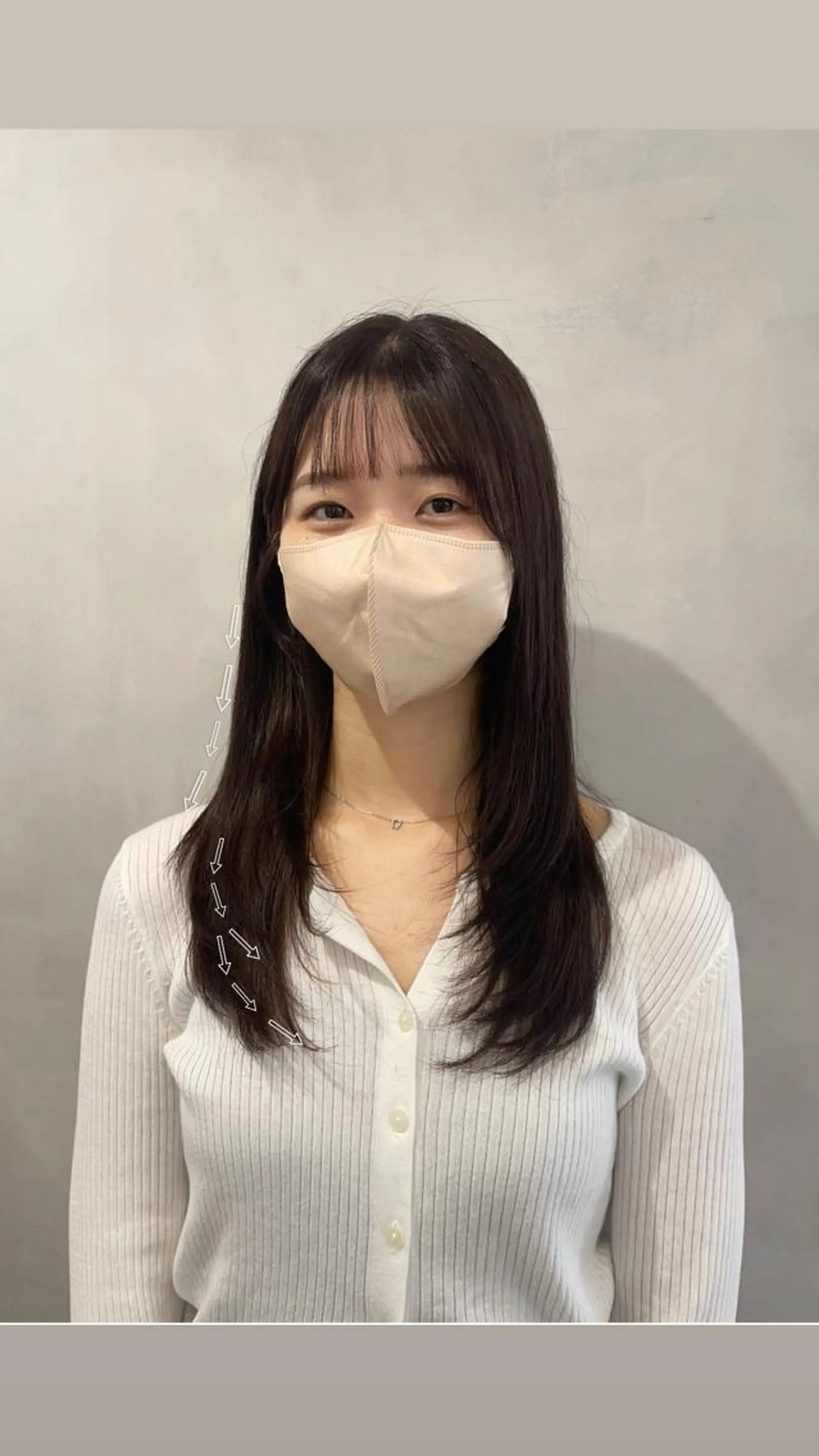 ロング ハイレイヤー 韓国風ヘア レイヤーカット カット ヘアカラー トリートメント ❤︎︎韓国ヘア❤︎︎ 𝑺𝒉𝒊𝒉𝒐のヘアスタイル