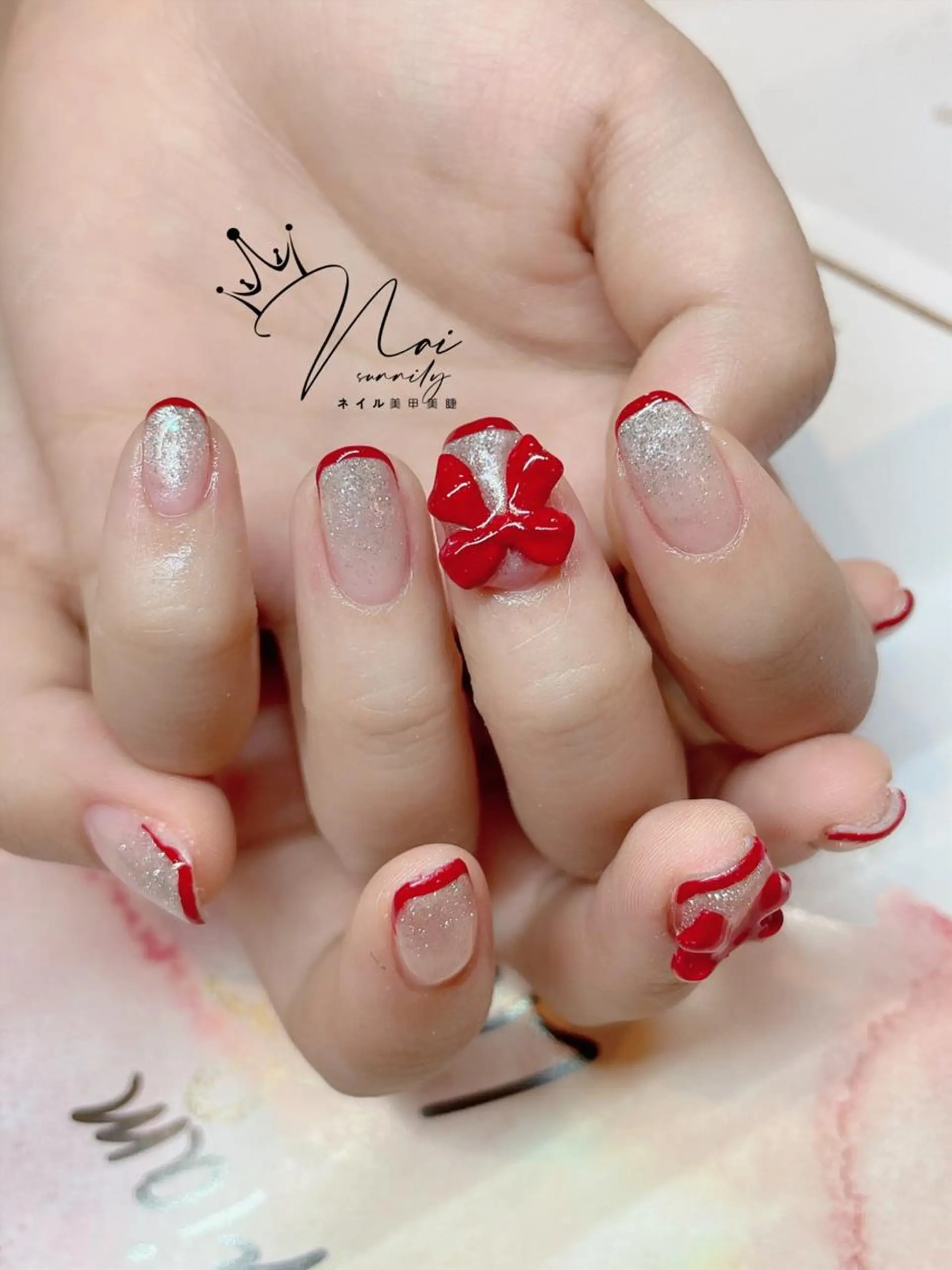ネイル 長さだし専門店 M2 rikaのネイルデザイン
