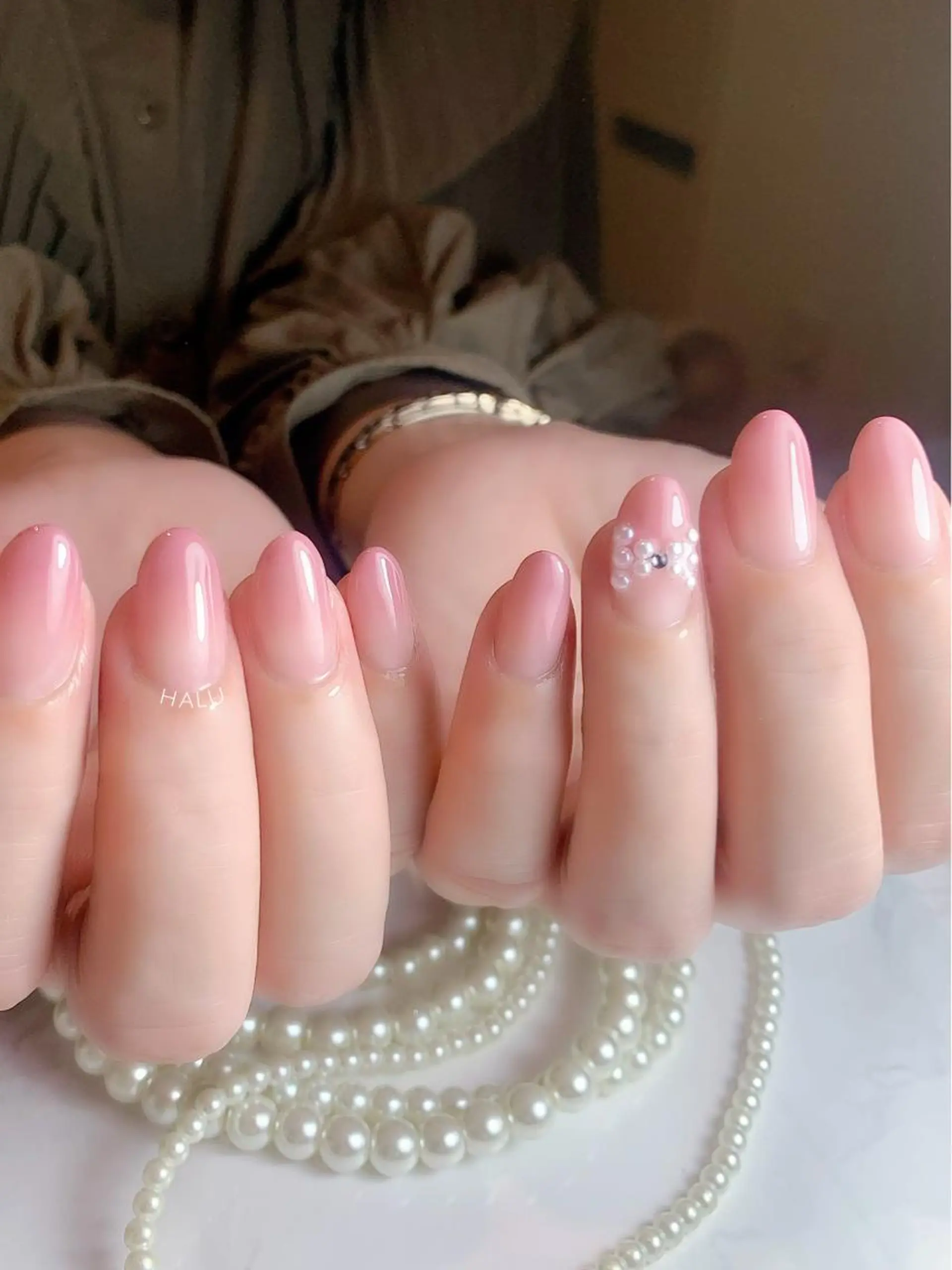 ネイル リボン HALU ハルのネイルデザイン