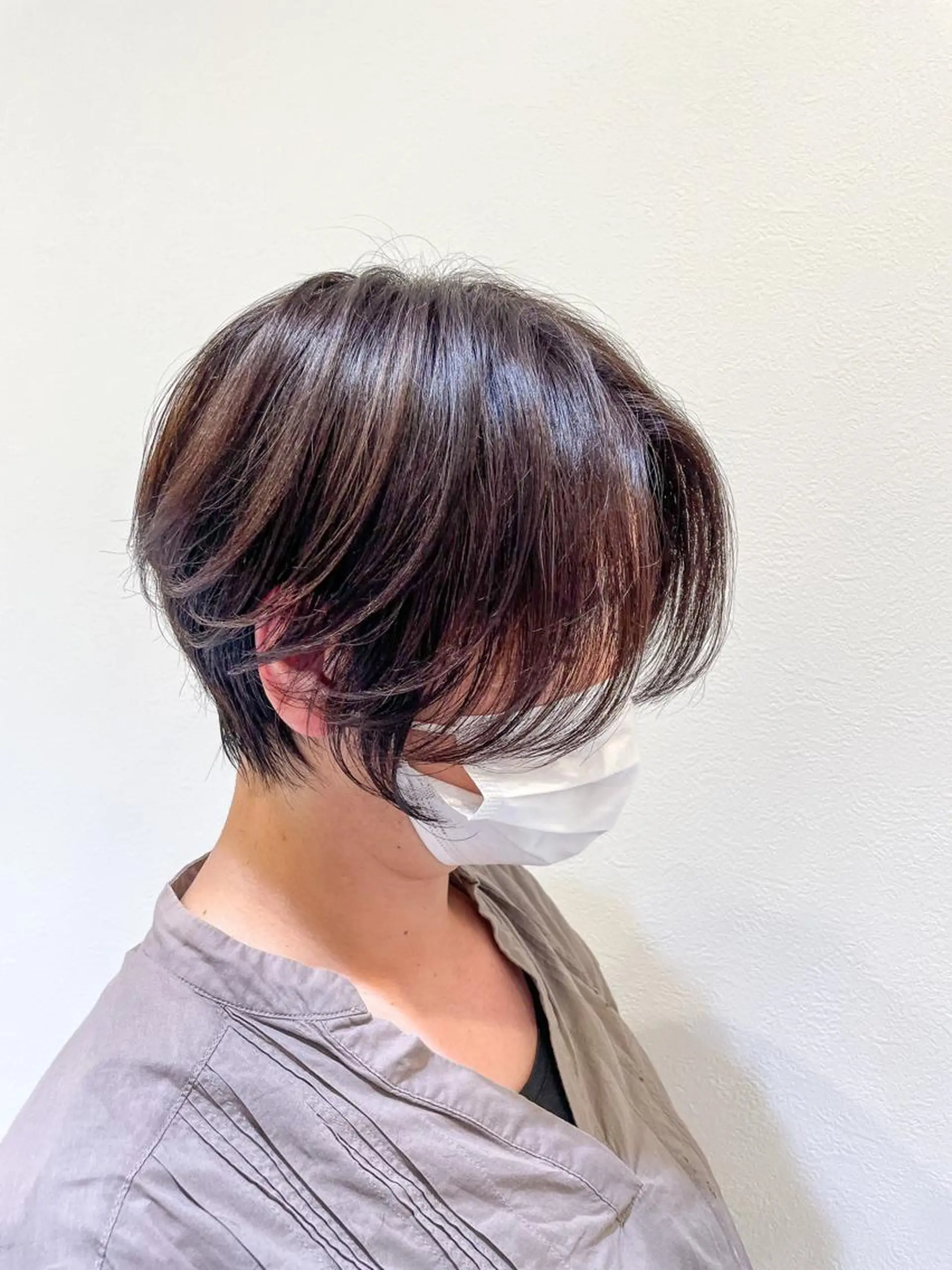 ショート カラー 似合わせスタイル 岡田勇哉のヘアスタイル