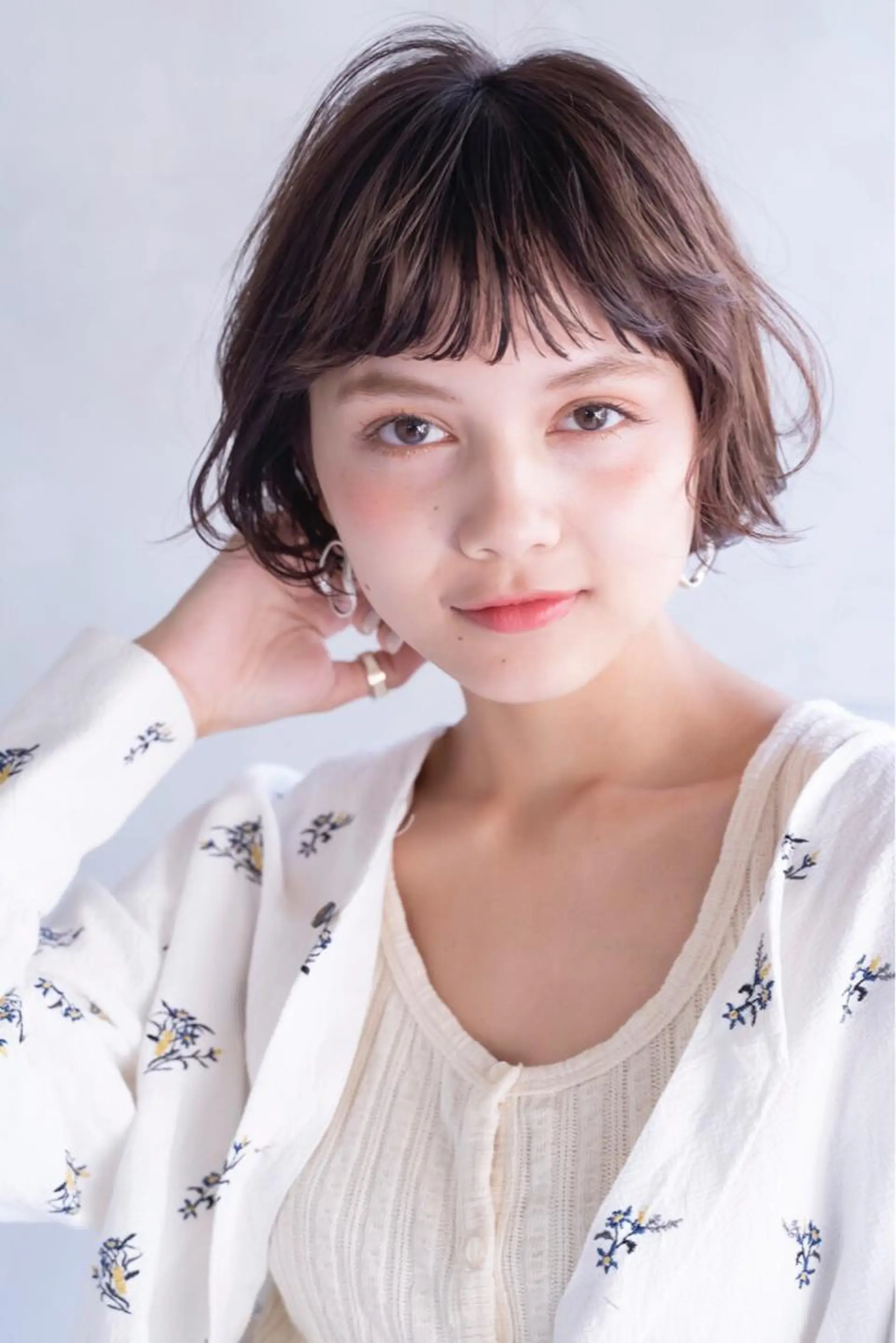 ショート カラー ヘアカラー トリートメント ☕️ベージュカラー 内藤光哉☕️のヘアスタイル