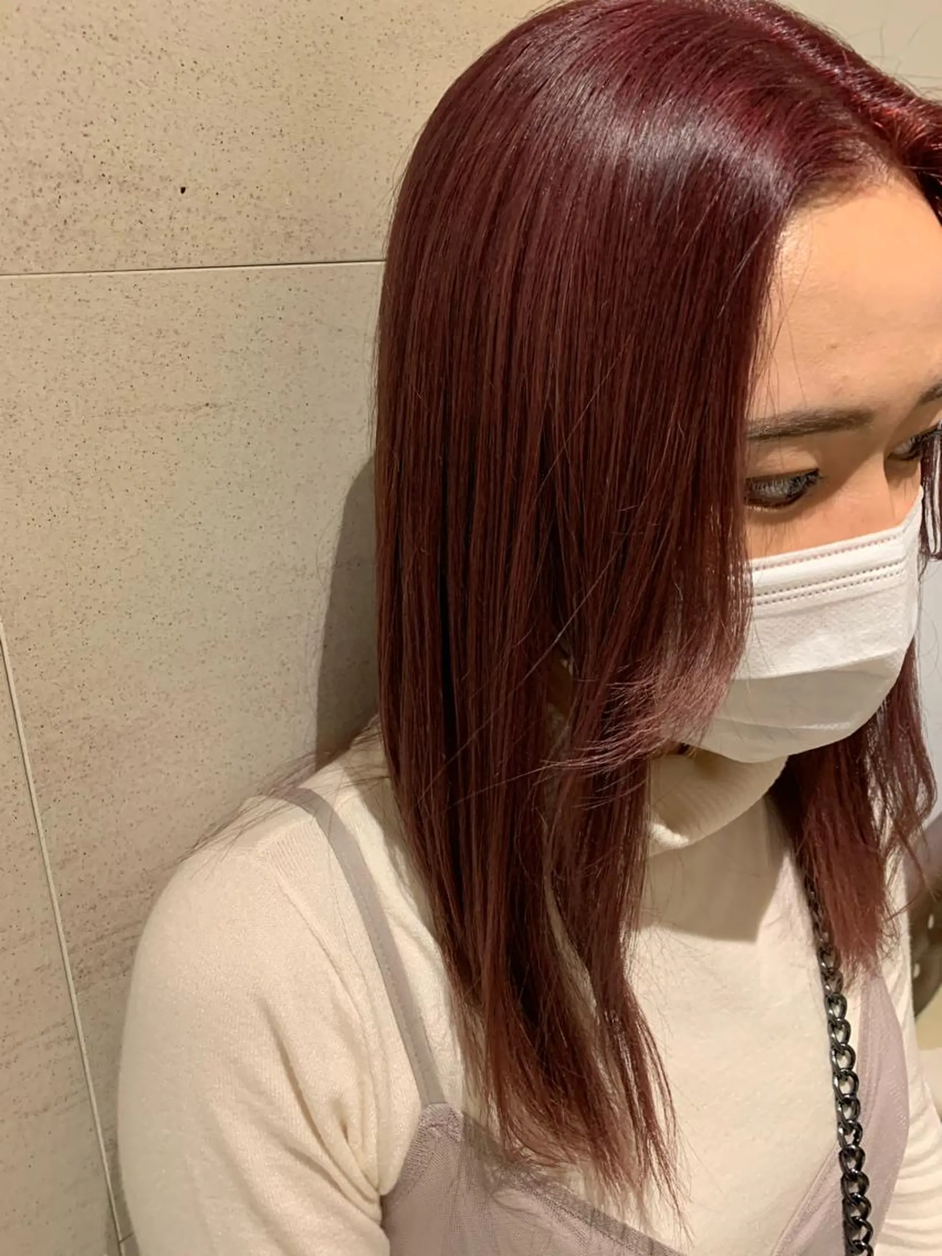 カラー ブリーチ ケアブリーチ ピンクカラー 縮毛矯正✖️似合わせ 🌻ヒトミのヘアスタイル