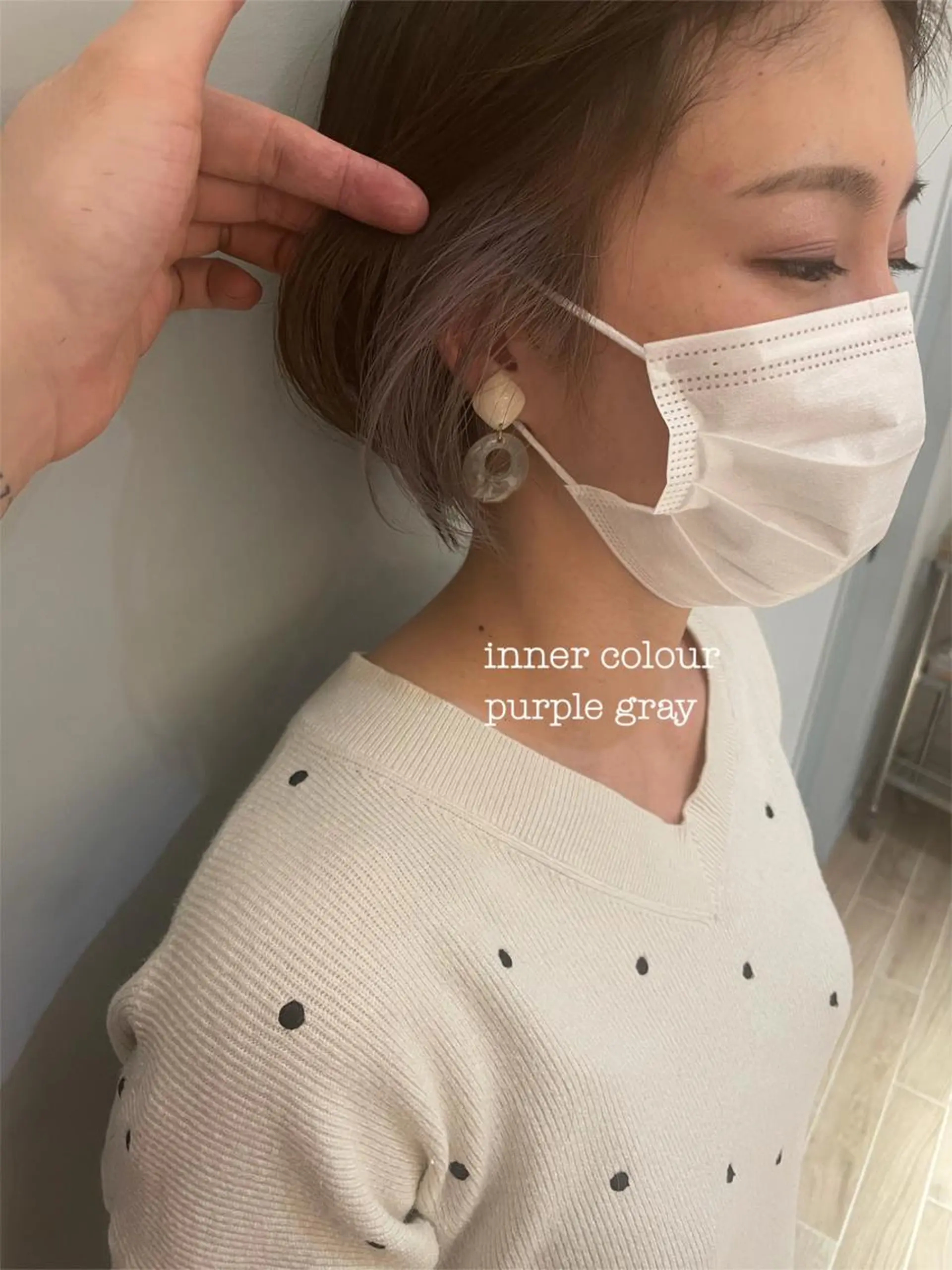 ショート カラー ケアブリーチ/ エクステ/レイヤーのヘアスタイル