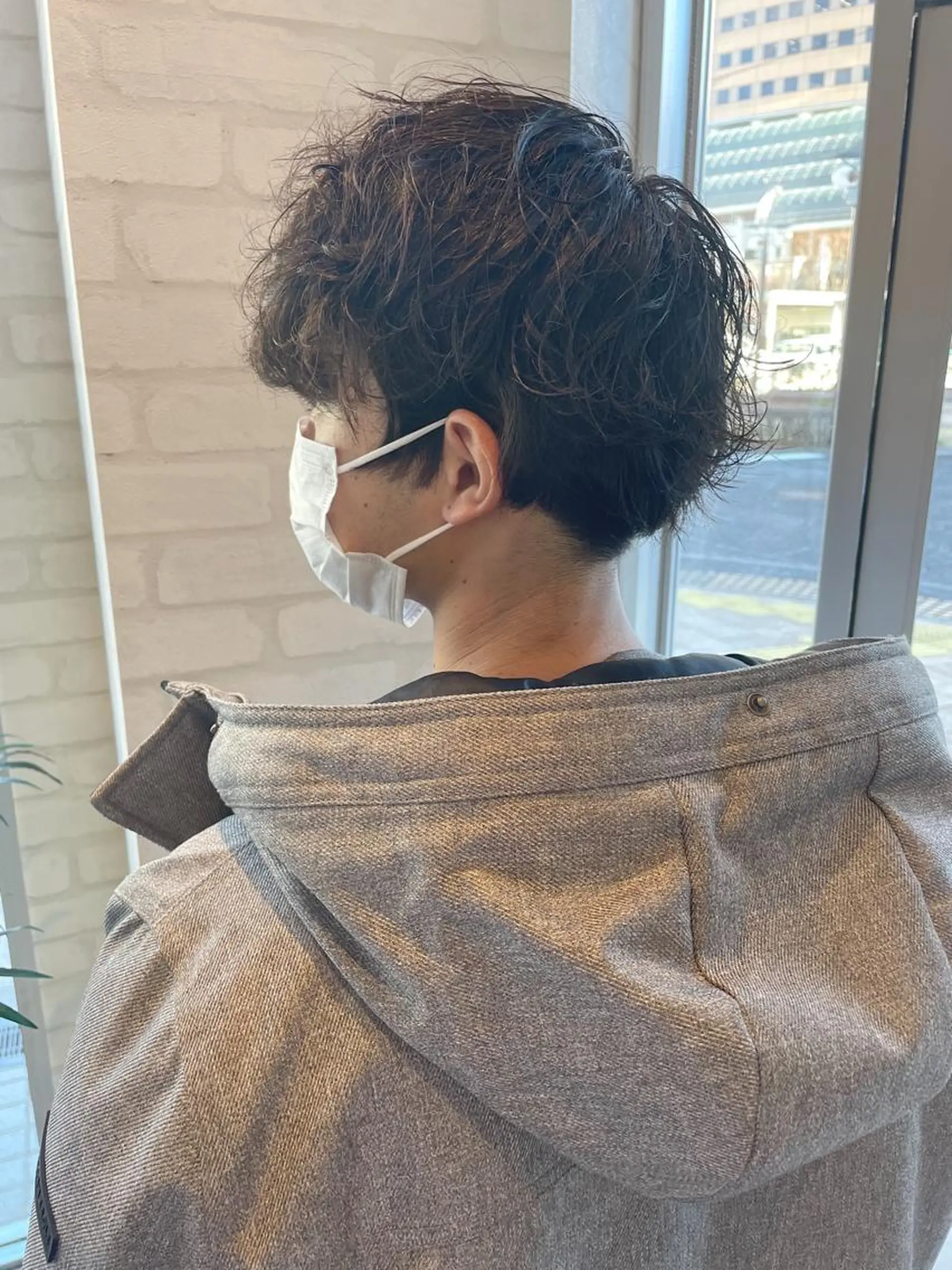 パーマ メンズ ケアブリーチ /髪質 改善/古橋圭史郎のヘアスタイル