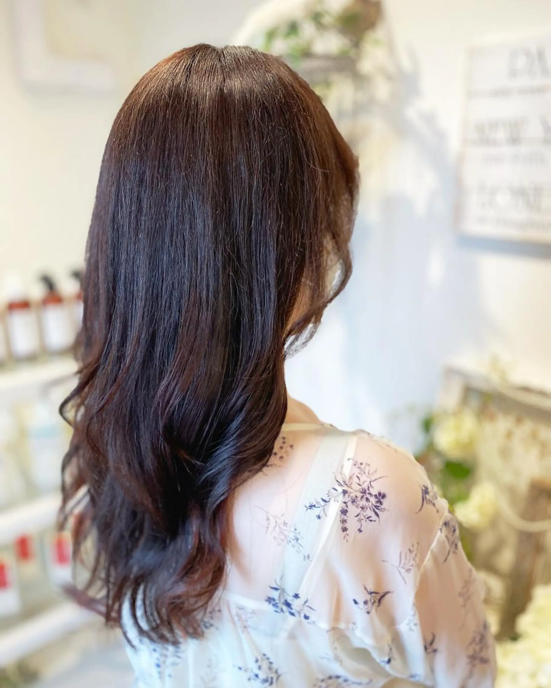 ロング カラー ラベンダーカラー ラベンダーピンク ピンクカラー 荒木 ひろかのヘアスタイル