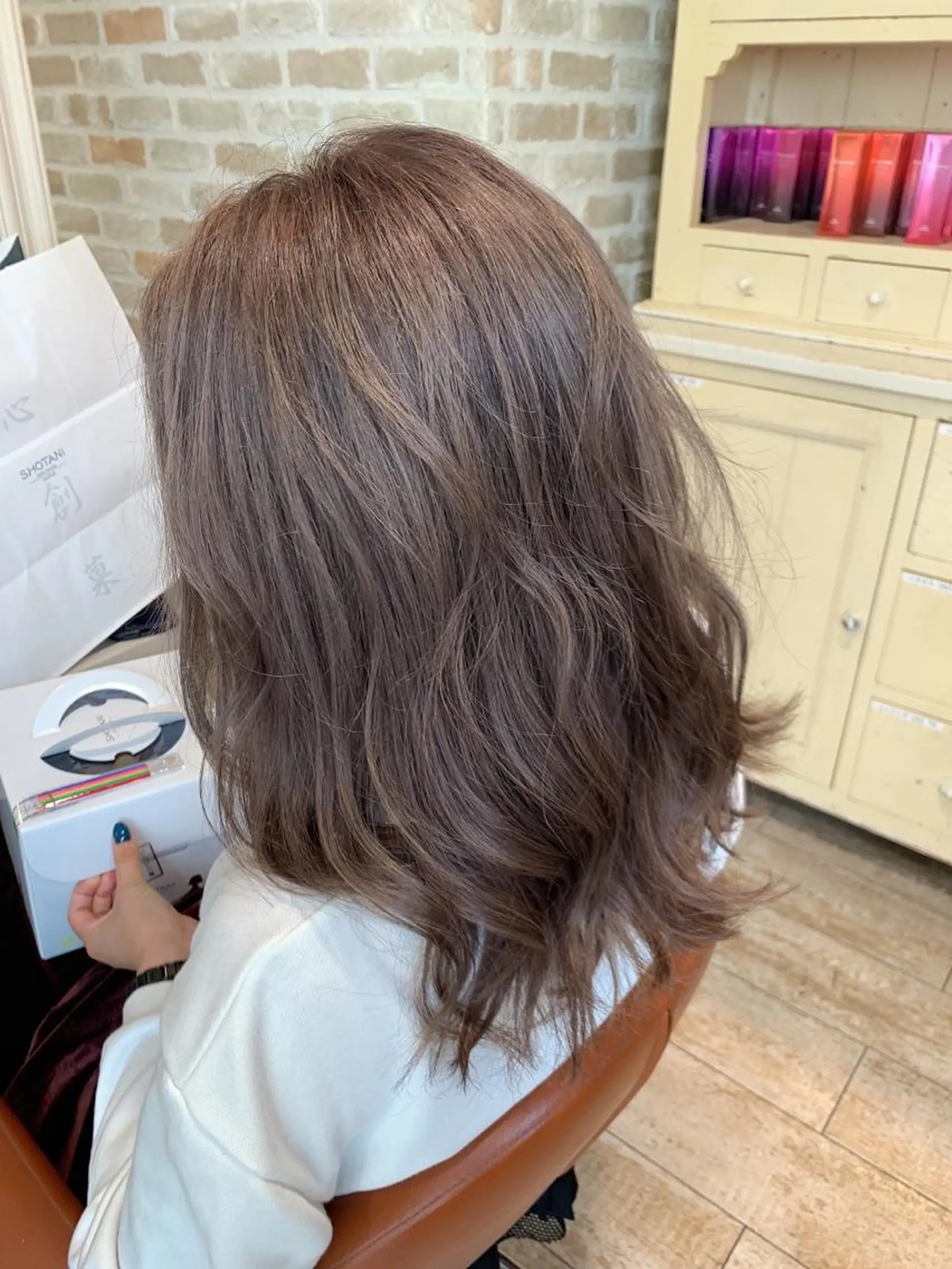 セミロング カラー 今里 雄大のヘアスタイル