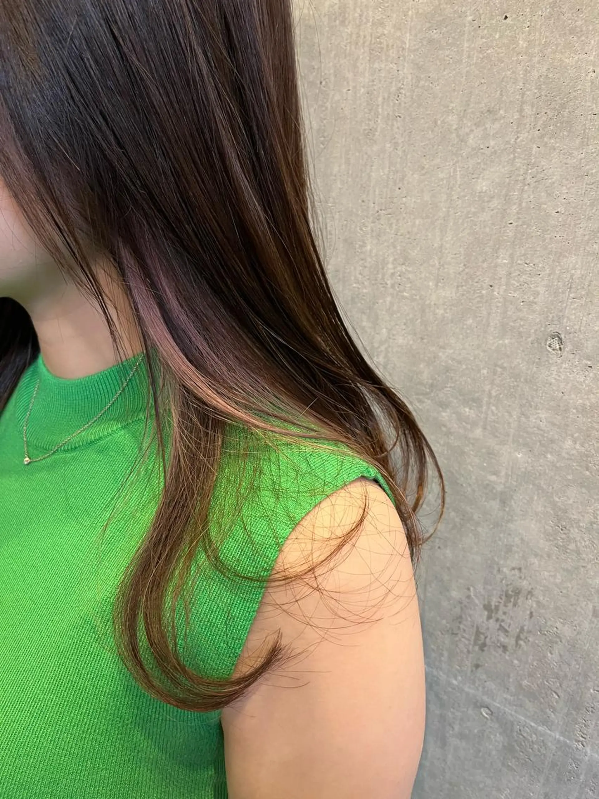 セミロング カラー 16〜18案内◎ 💐🤍理保のヘアスタイル