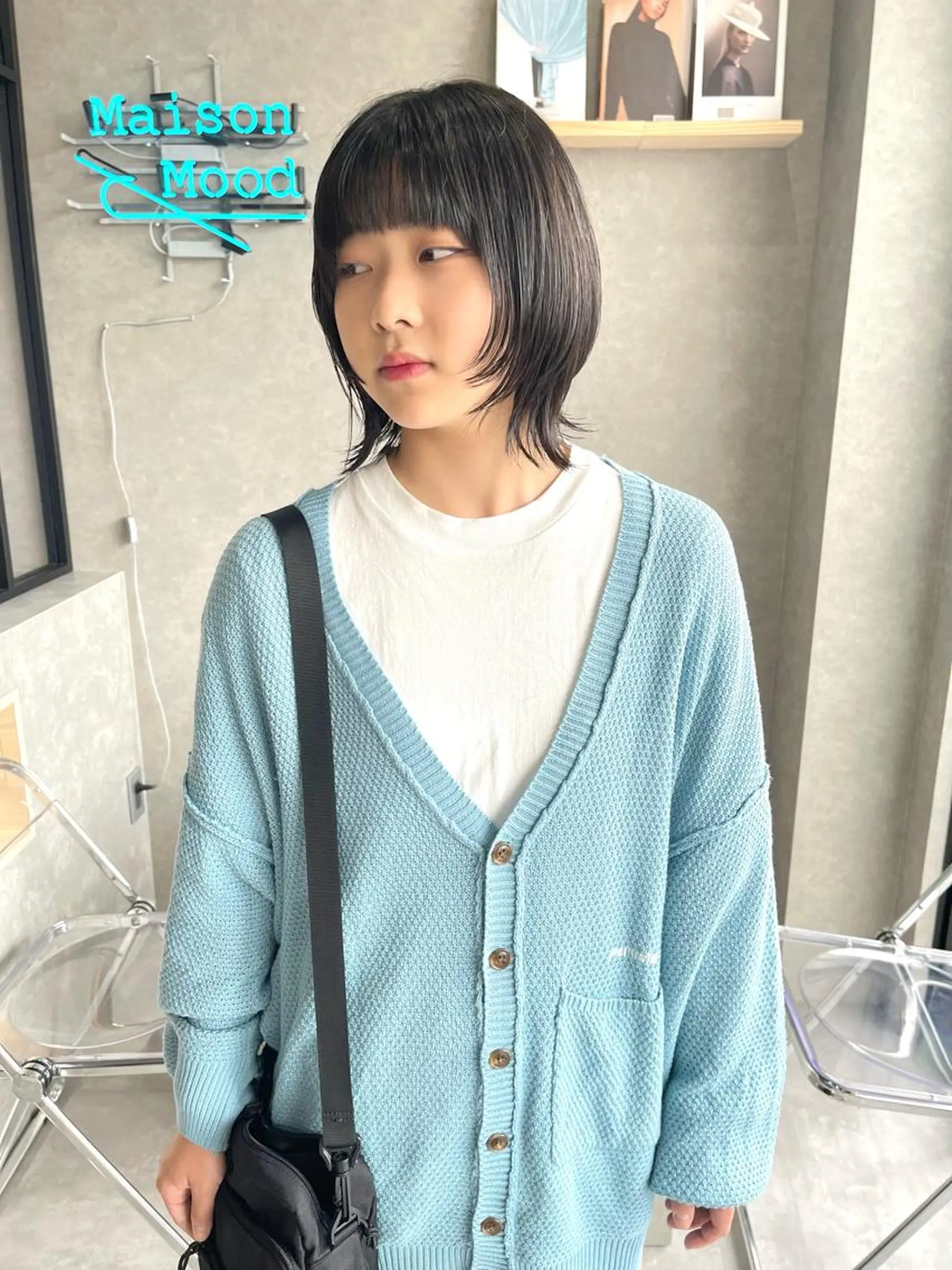 ショート カラー mood tatemachiのヘアスタイル