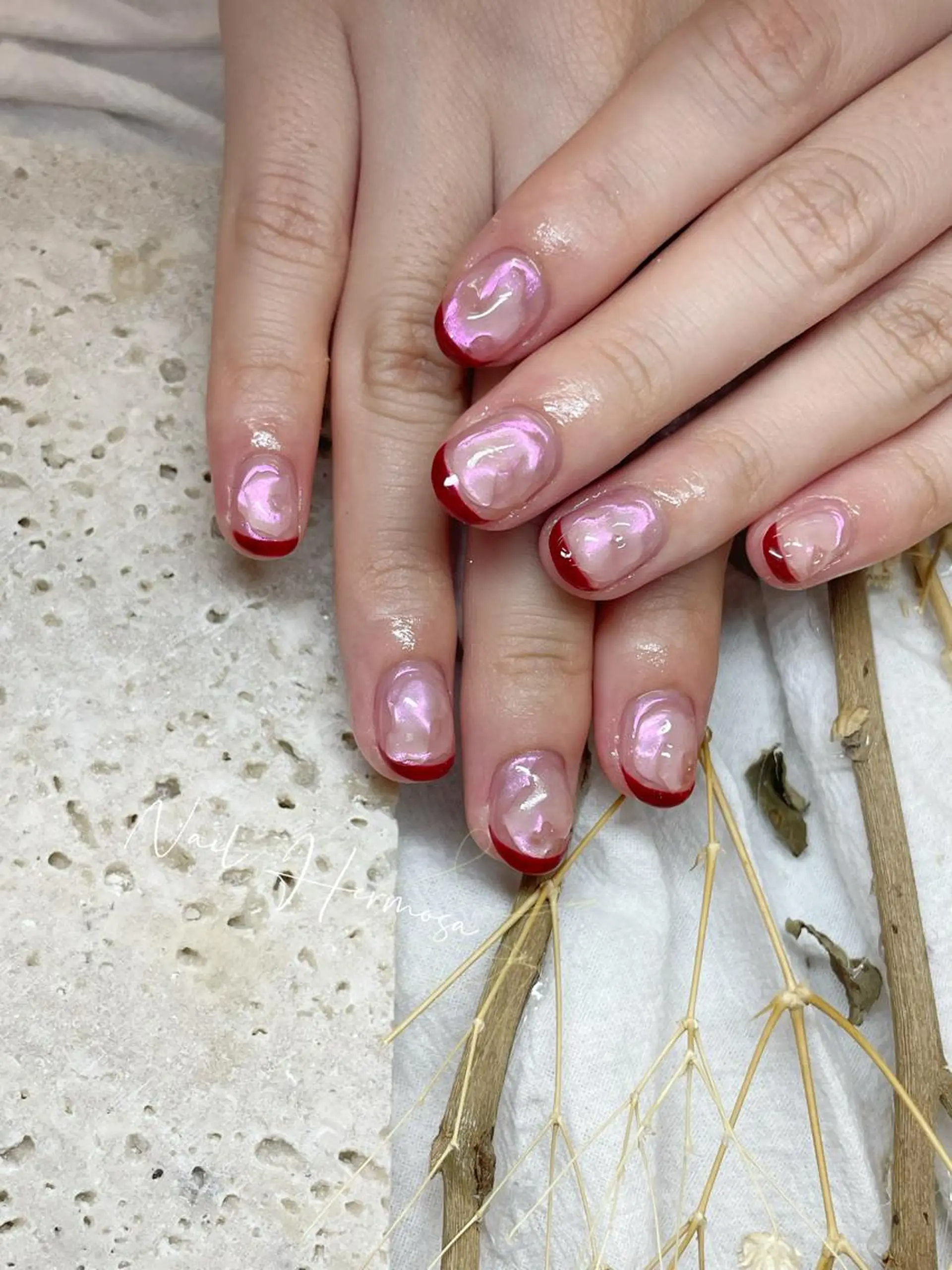 ネイル 桜ネイル 長さ出し フラッシュネイル フラワーネイル フットネイル ハンドネイル ネイル エルモサのネイルデザイン