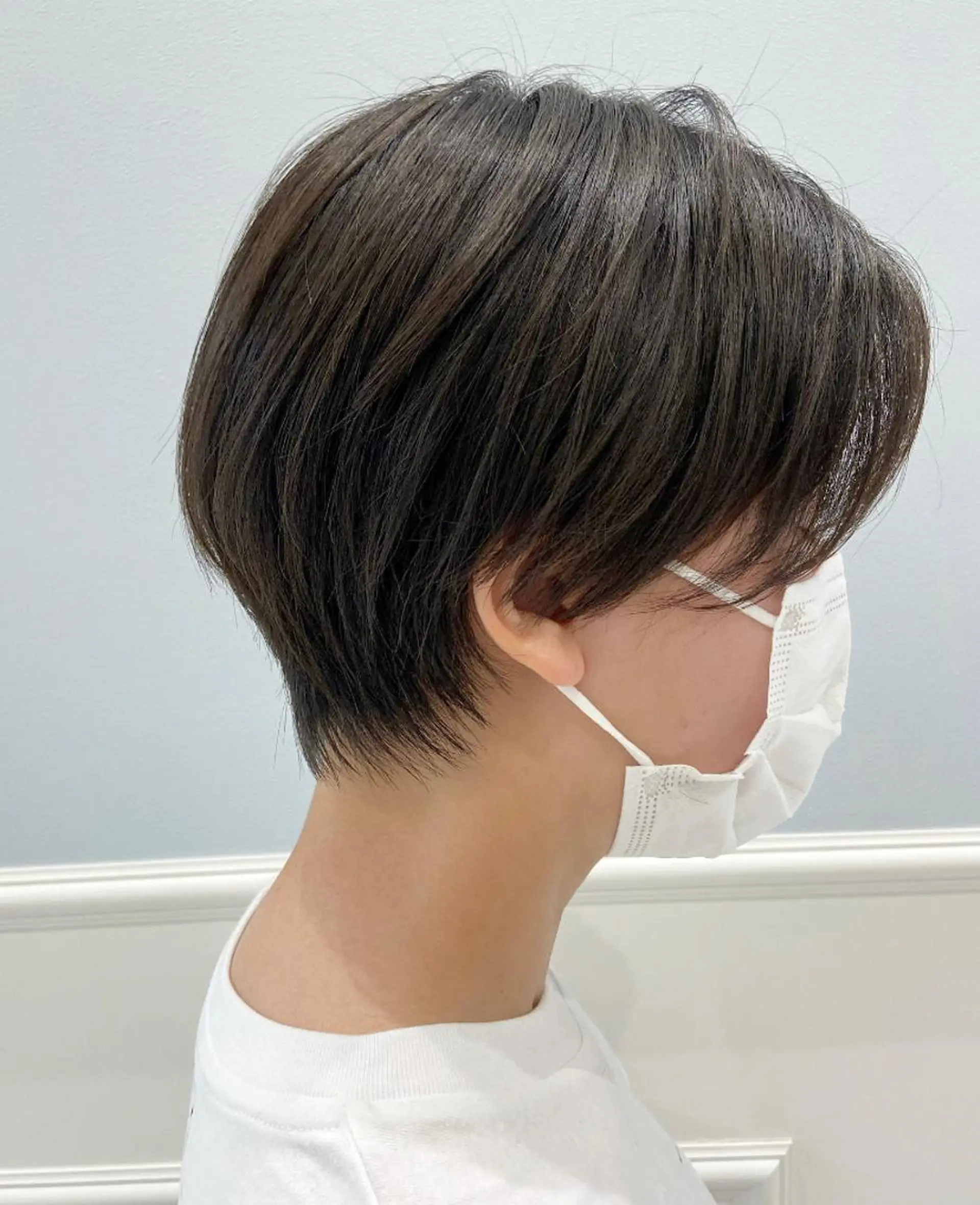 ショート カット 透明感カラー 松田晃代のヘアスタイル