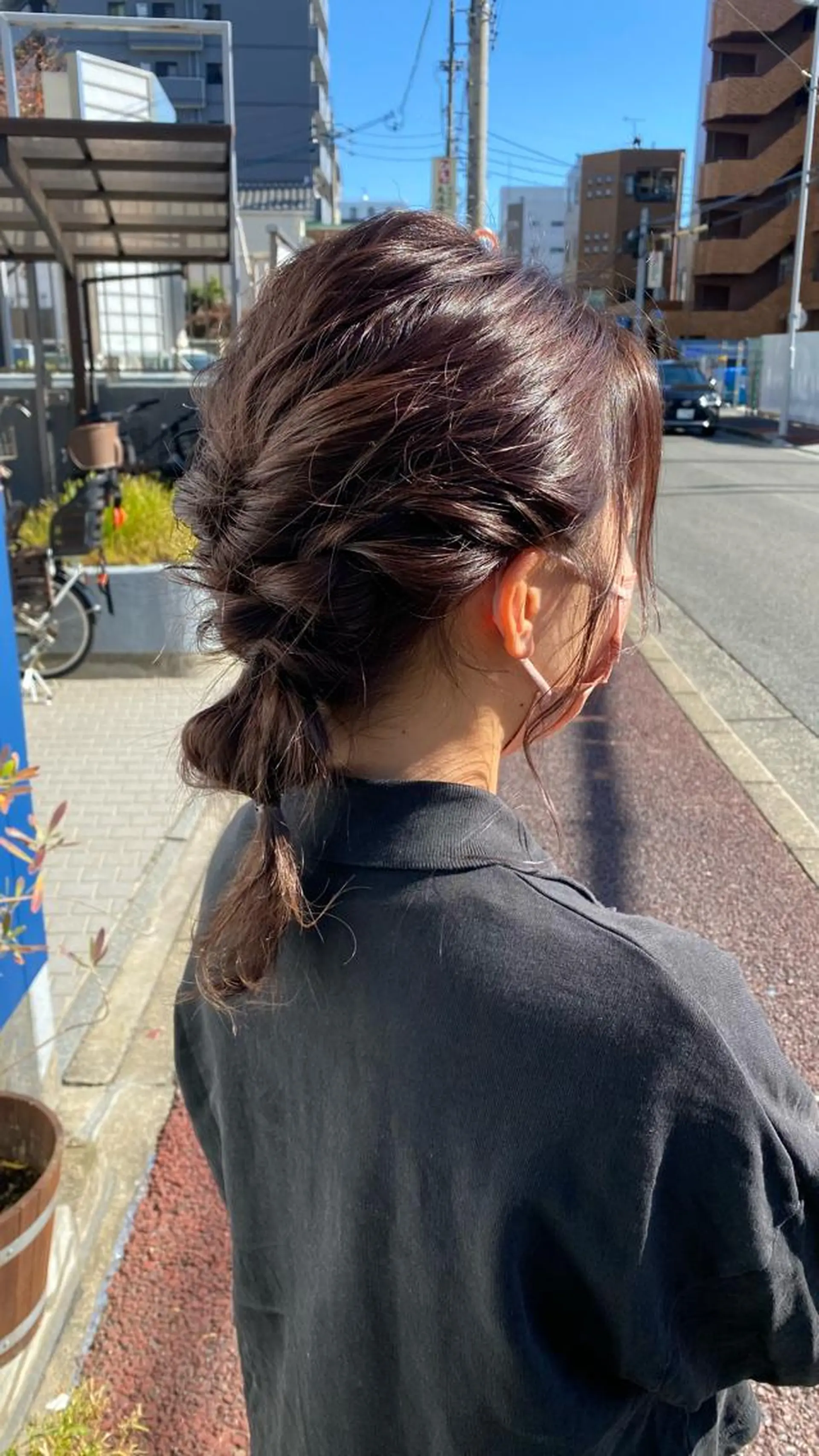 セミロング 中尾 未来/艶カラー /カットモデルのヘアスタイル