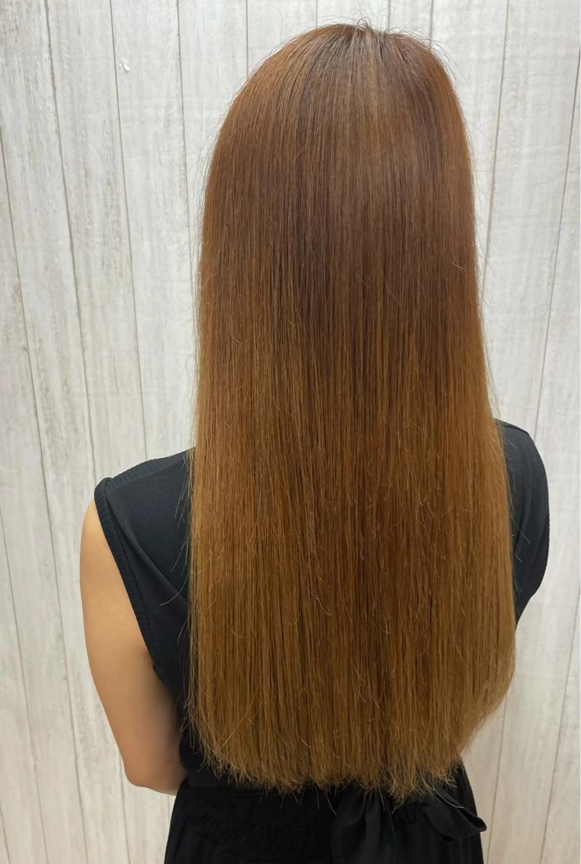 ロング カラー ケアブリーチ /髪質 改善/古橋圭史郎のヘアスタイル