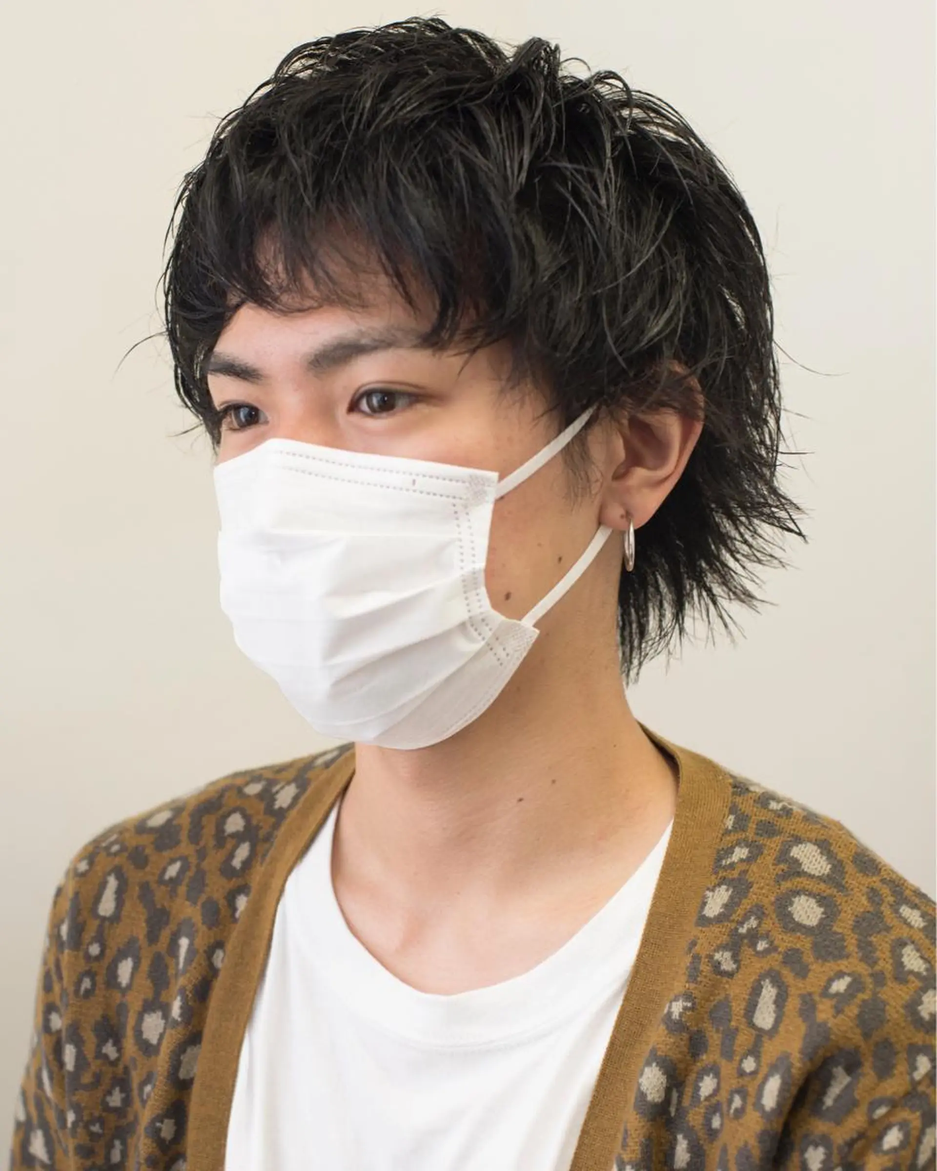 ミディアム メンズ 千葉 慎也のヘアスタイル