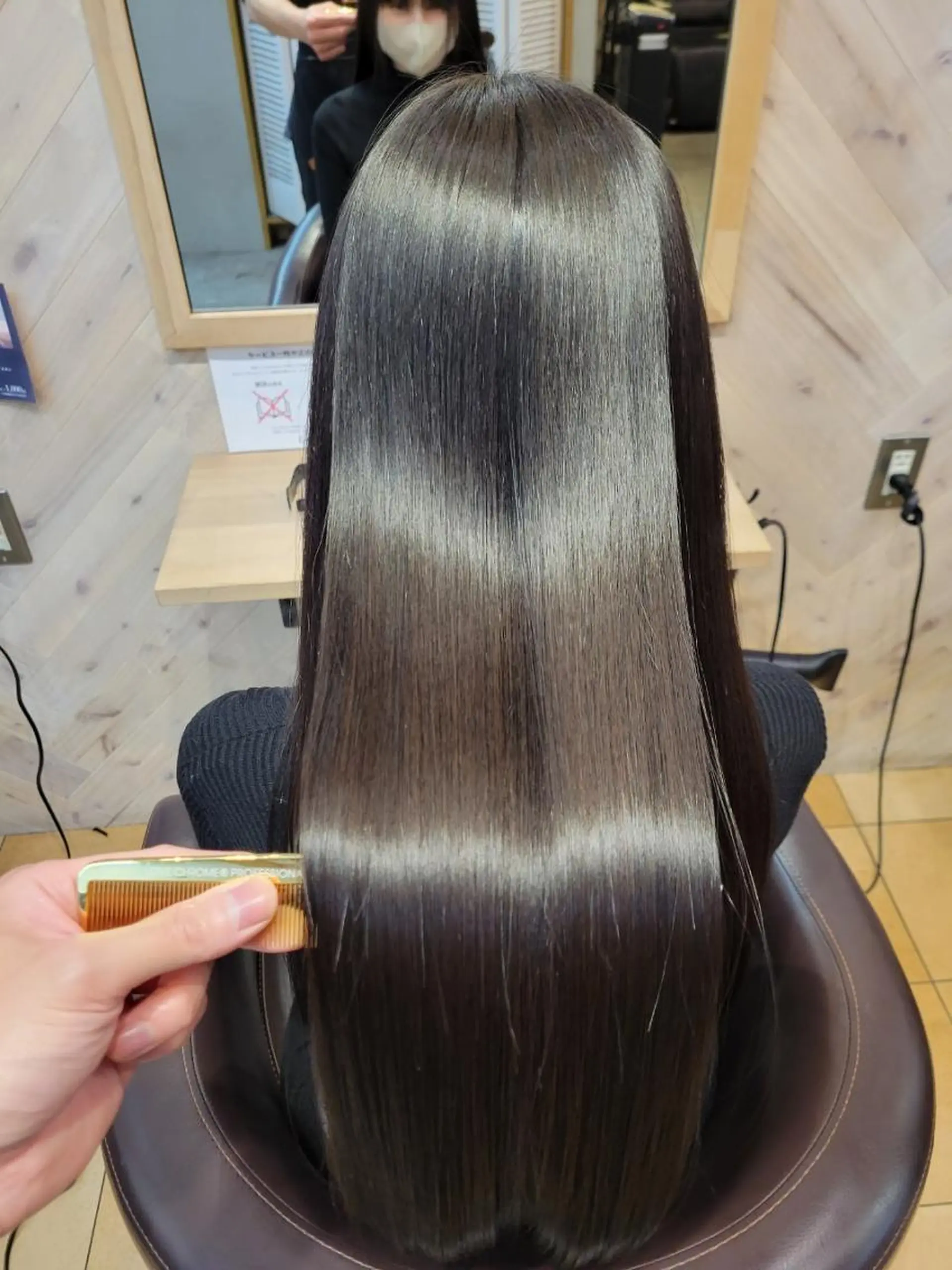 ロング ヘアカラー トリートメント 横川/髪質改善/ メンズパーマ特化吉良のヘアスタイル