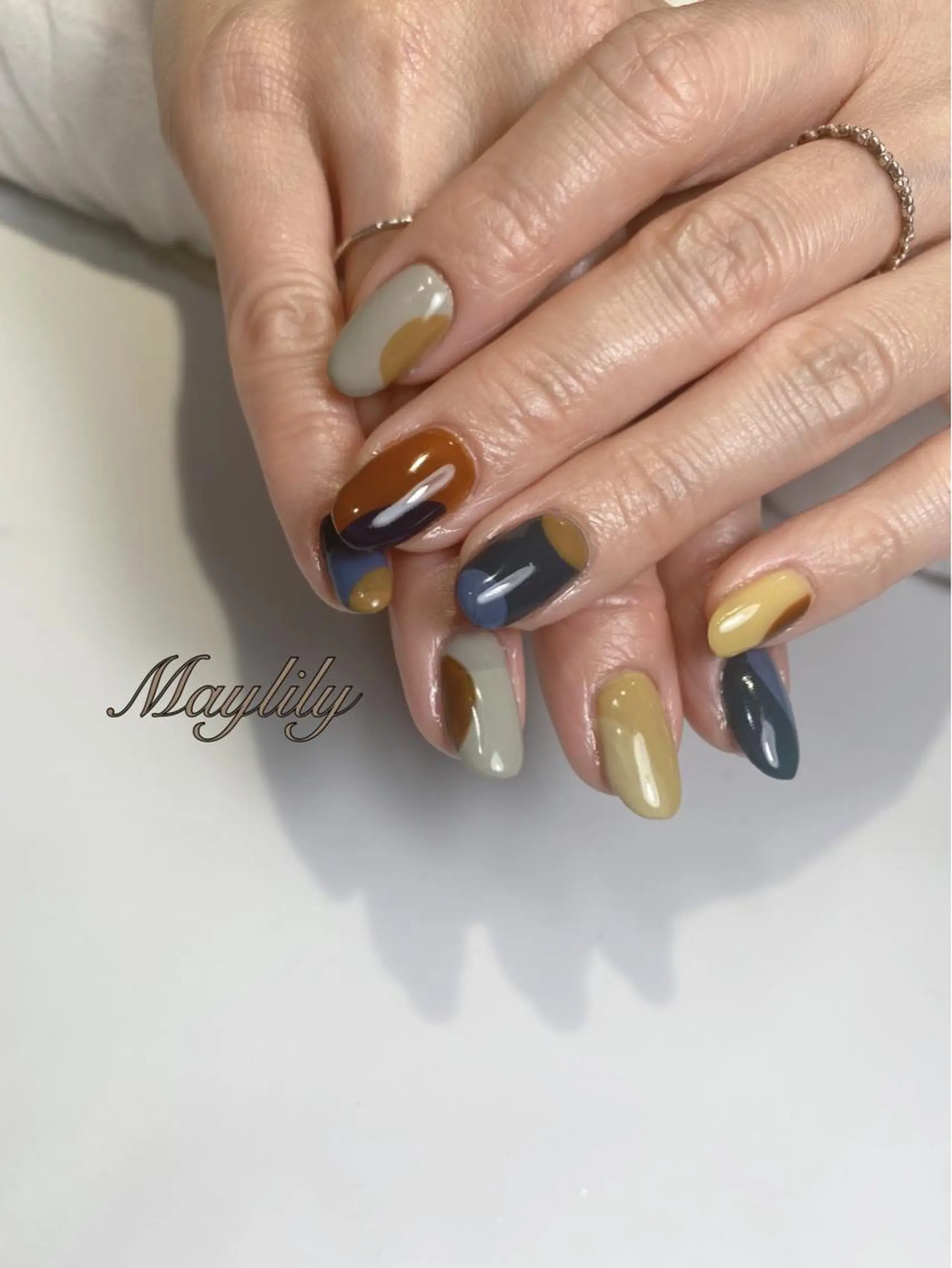 ネイル 持ち込み ハンドネイル Nail care salon Maylily所属・Nail salon Maylilyのネイルデザイン