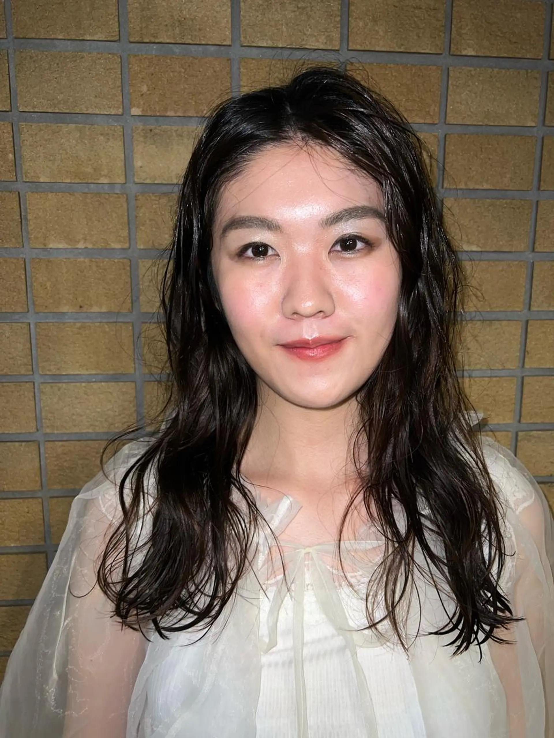 ミディアム パーマ ミディアムパーマ パーマ ROBBY所属・松井美樹/似合わせ ガーリー・韓国のヘアスタイル