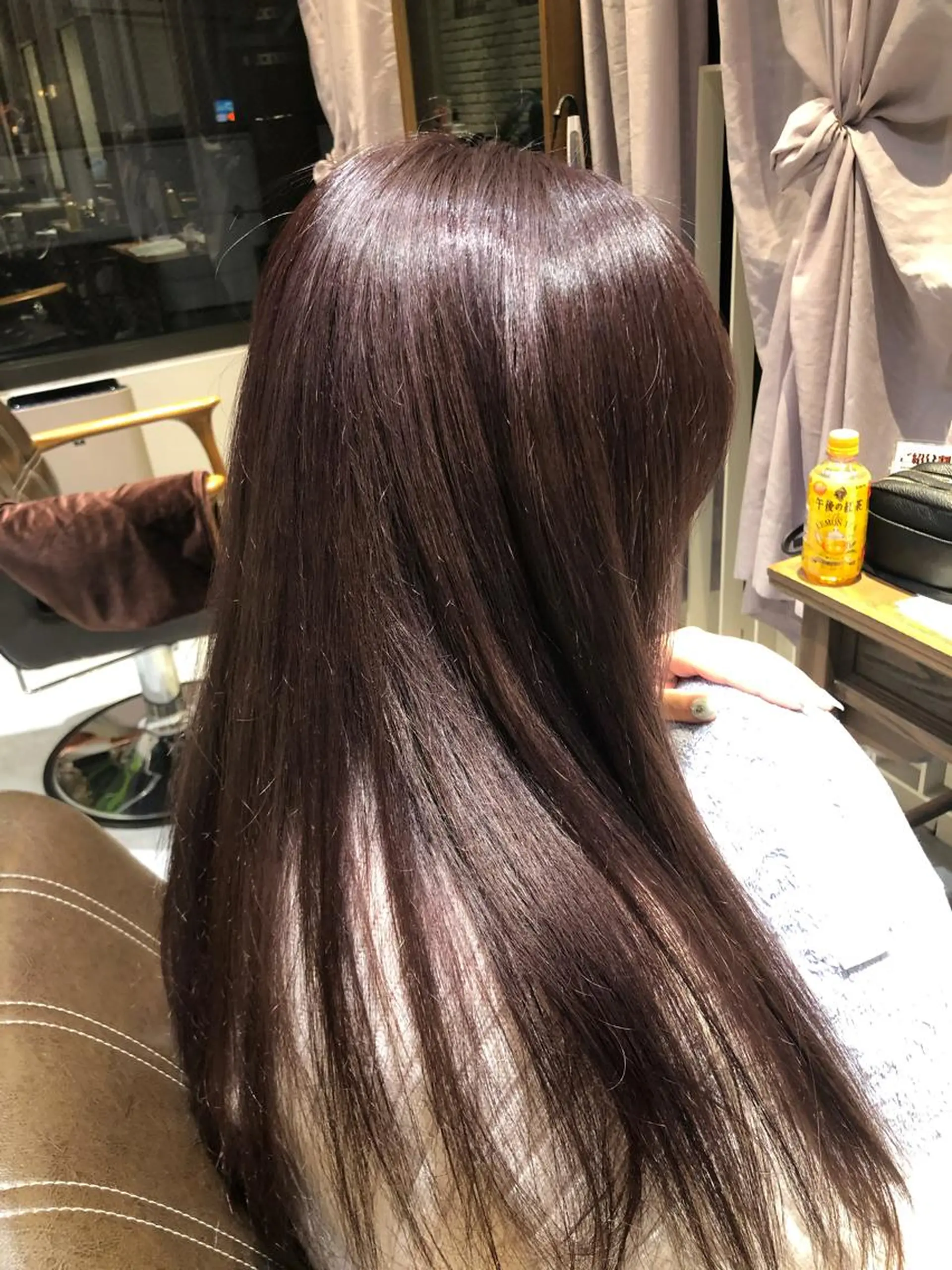 セミロング カラー ヘアアレンジ 柳井 準平のヘアスタイル