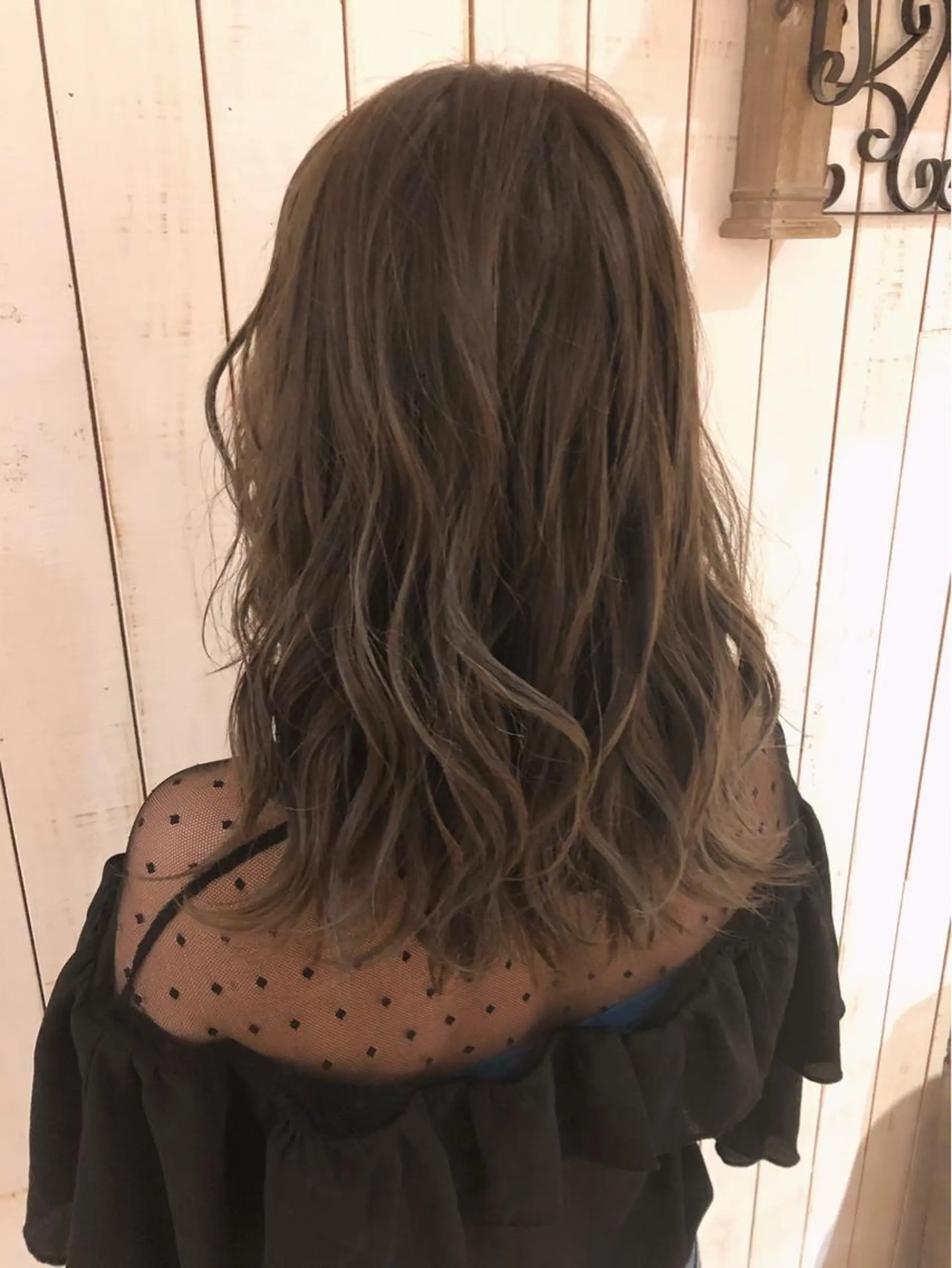 ミディアム カラー ベージュカラー セピアベージュ Noe心斎橋所属・Noe心斎橋 堀田 朋宏のヘアスタイル