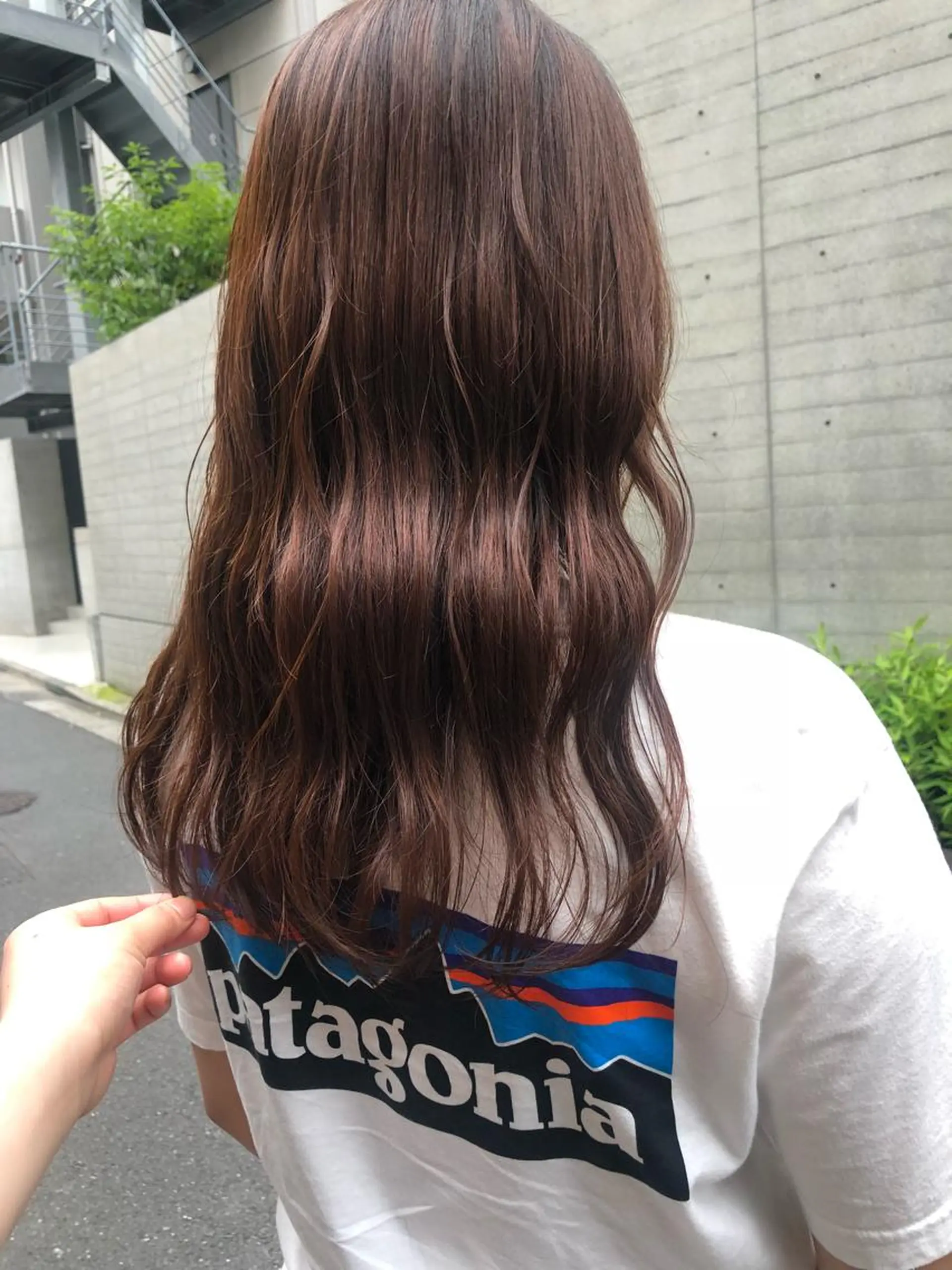 ロング ✨色持ちの良い艶 カラー✨蟹江真世のヘアスタイル