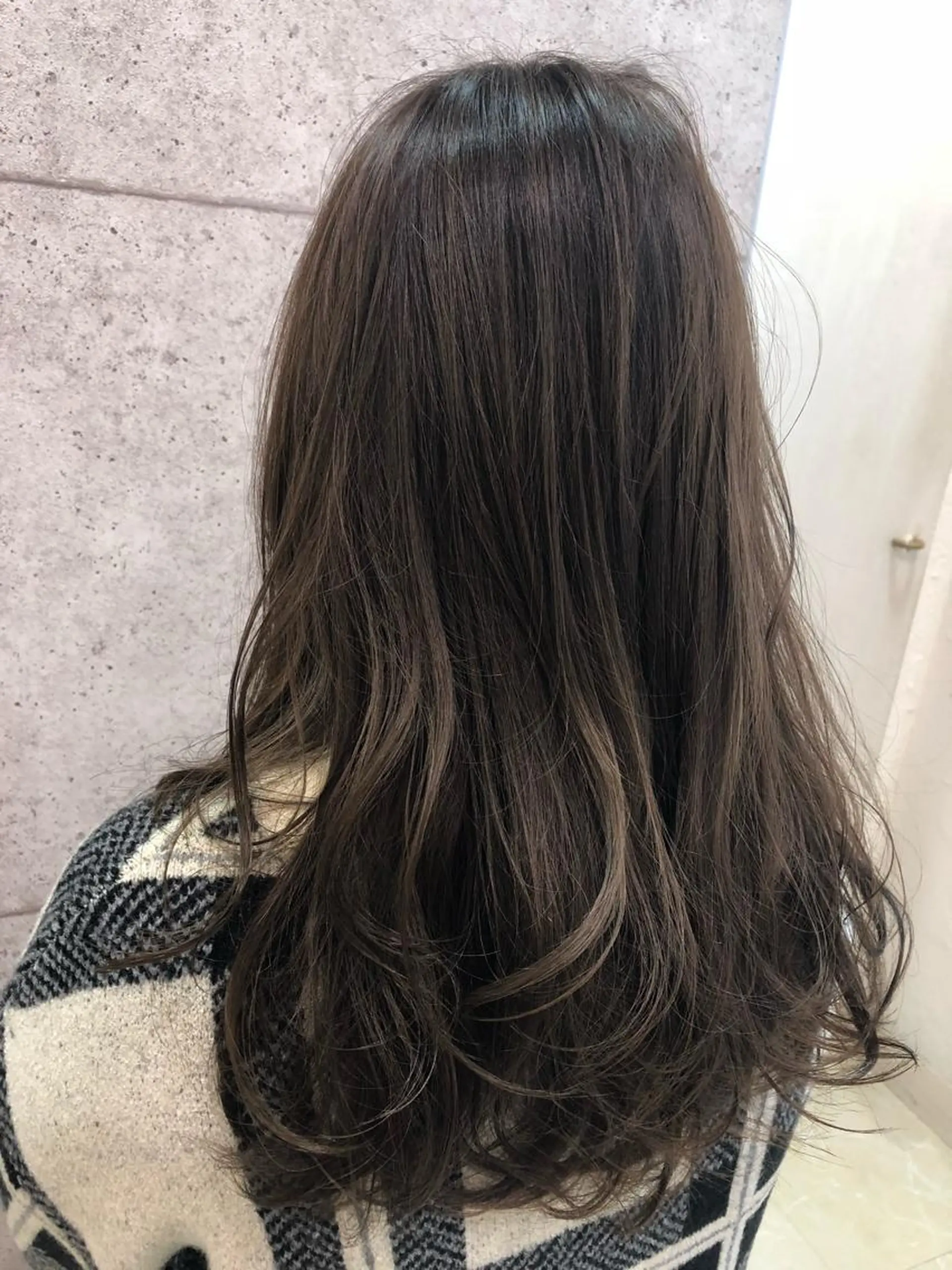 ロング カラー ブラウンカラー ココアグレージュ グレージュ RUMéL 🌙YUIのマツエク・マツパデザイン