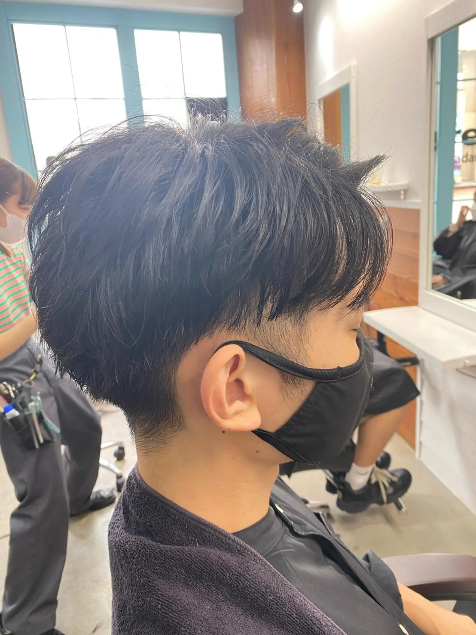 メンズ シャドウパーマ/ 波巻パーマYu-Kiのヘアスタイル