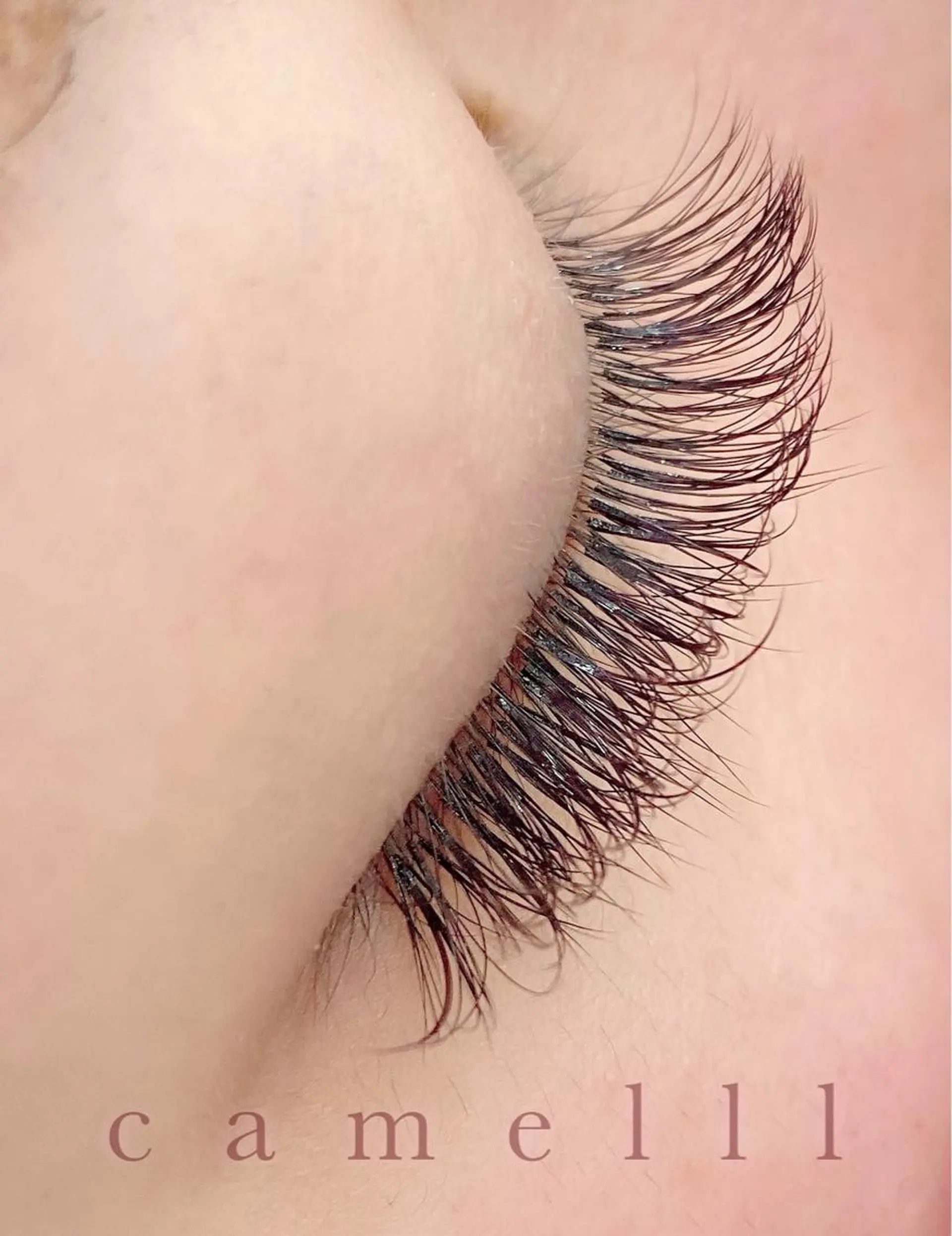 マツエク・マツパ 【那覇/束感まつ毛】 キャメルのマツエク・マツパデザイン