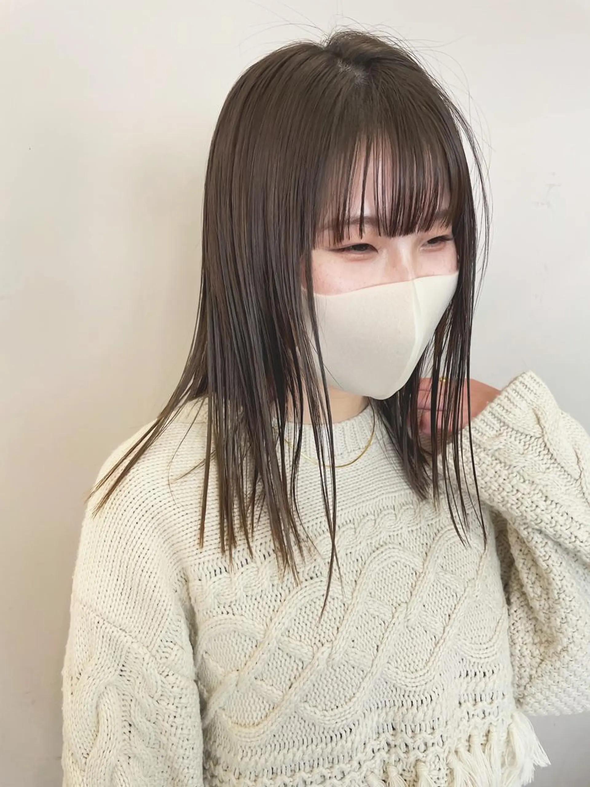 ミディアム カット ヘアカラー トリートメント 関 京磨のヘアスタイル