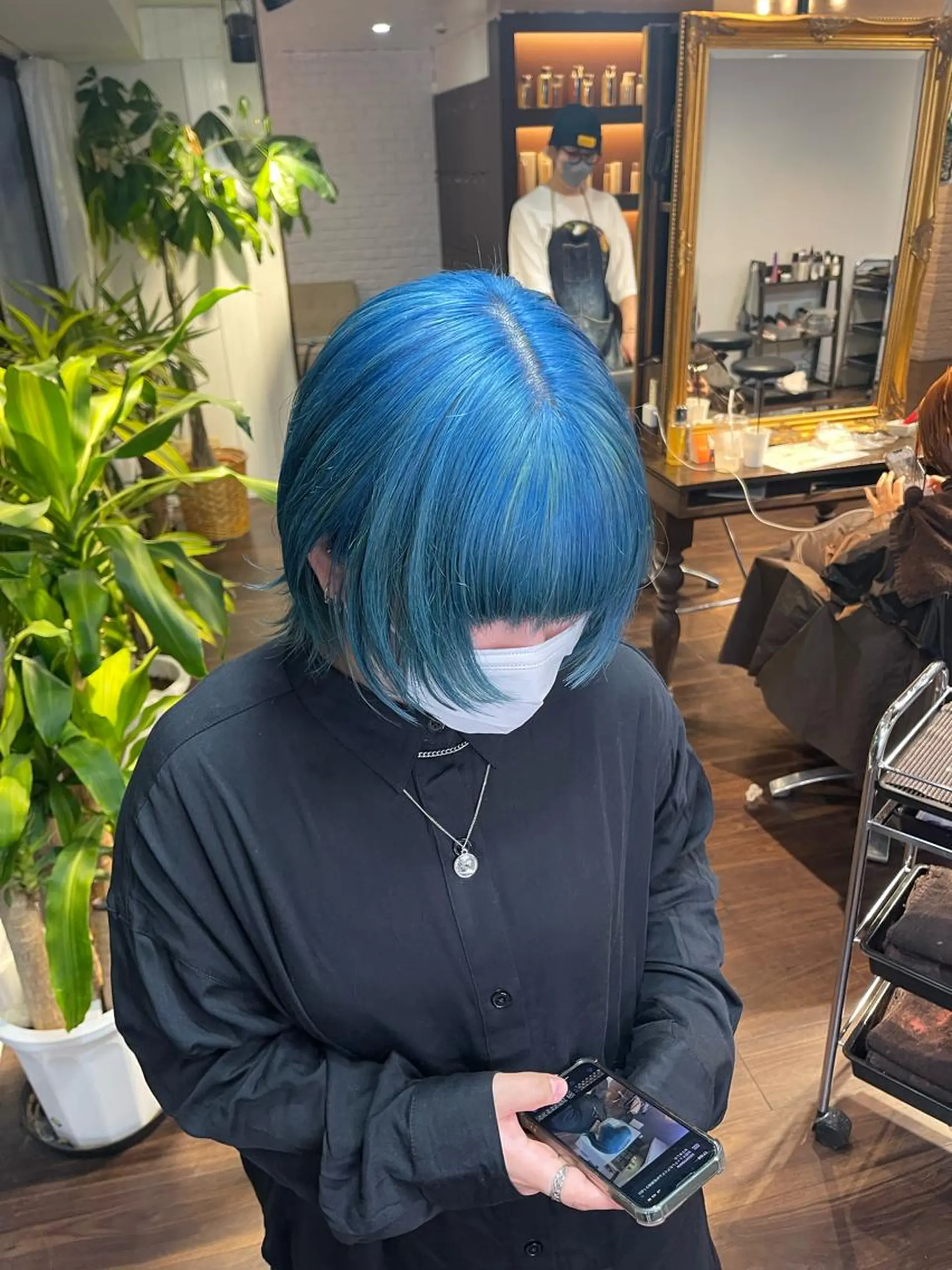 ショート 韓国風カラー 髪質改善 韓国風ヘア レイヤーカット トリートメント カット ヘアカラー トリートメント ワンホンヘア ケラチン/Kaitoのヘアスタイル