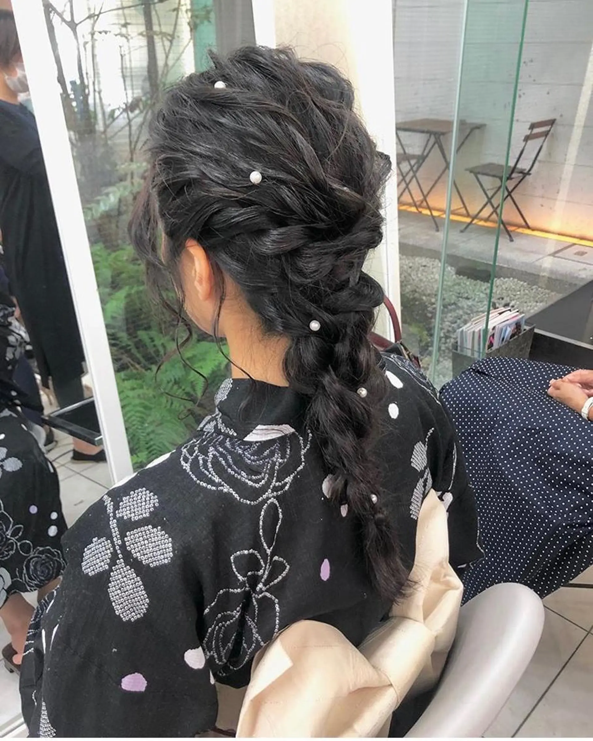 ロング ヘアアレンジ 浴衣 ヘアセット 梅山 美侑のヘアスタイル