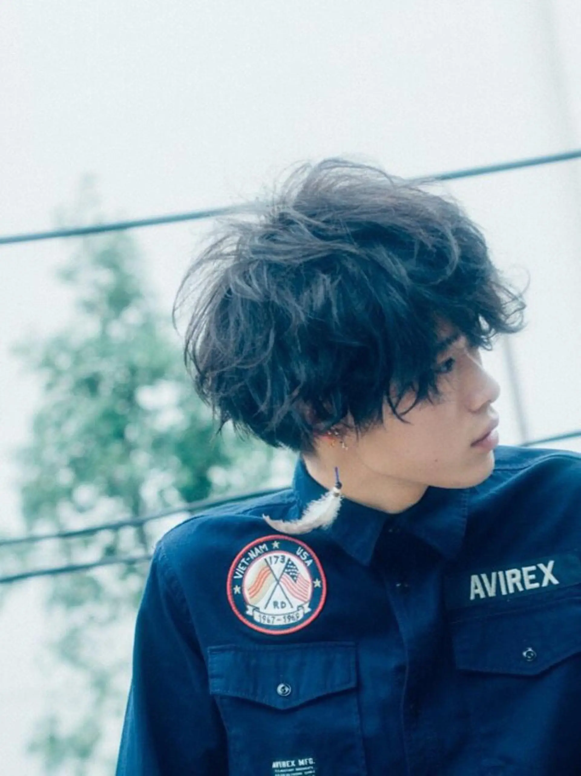 メンズ ハイライト&曲がる 縮毛矯正特化 玉置のヘアスタイル