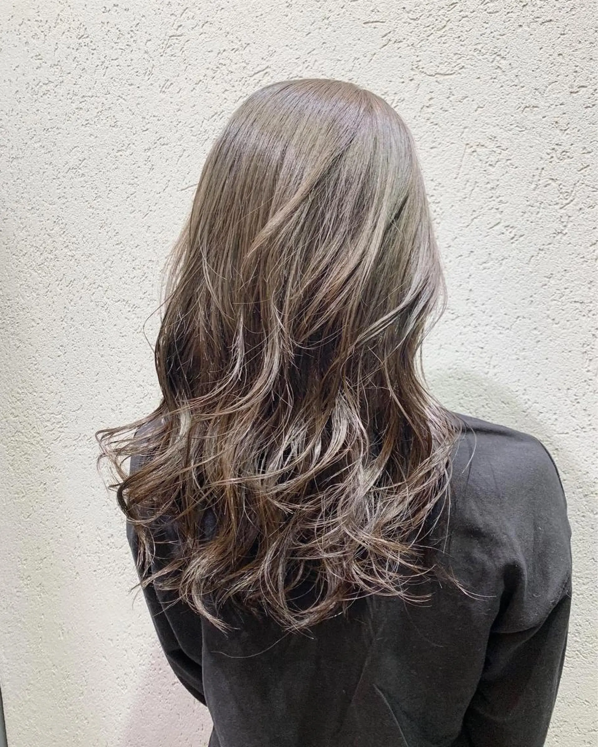 ロング カラー カット ヘアカラー 酸性ストレート/ブリ ーチなし/中村 匠のヘアスタイル