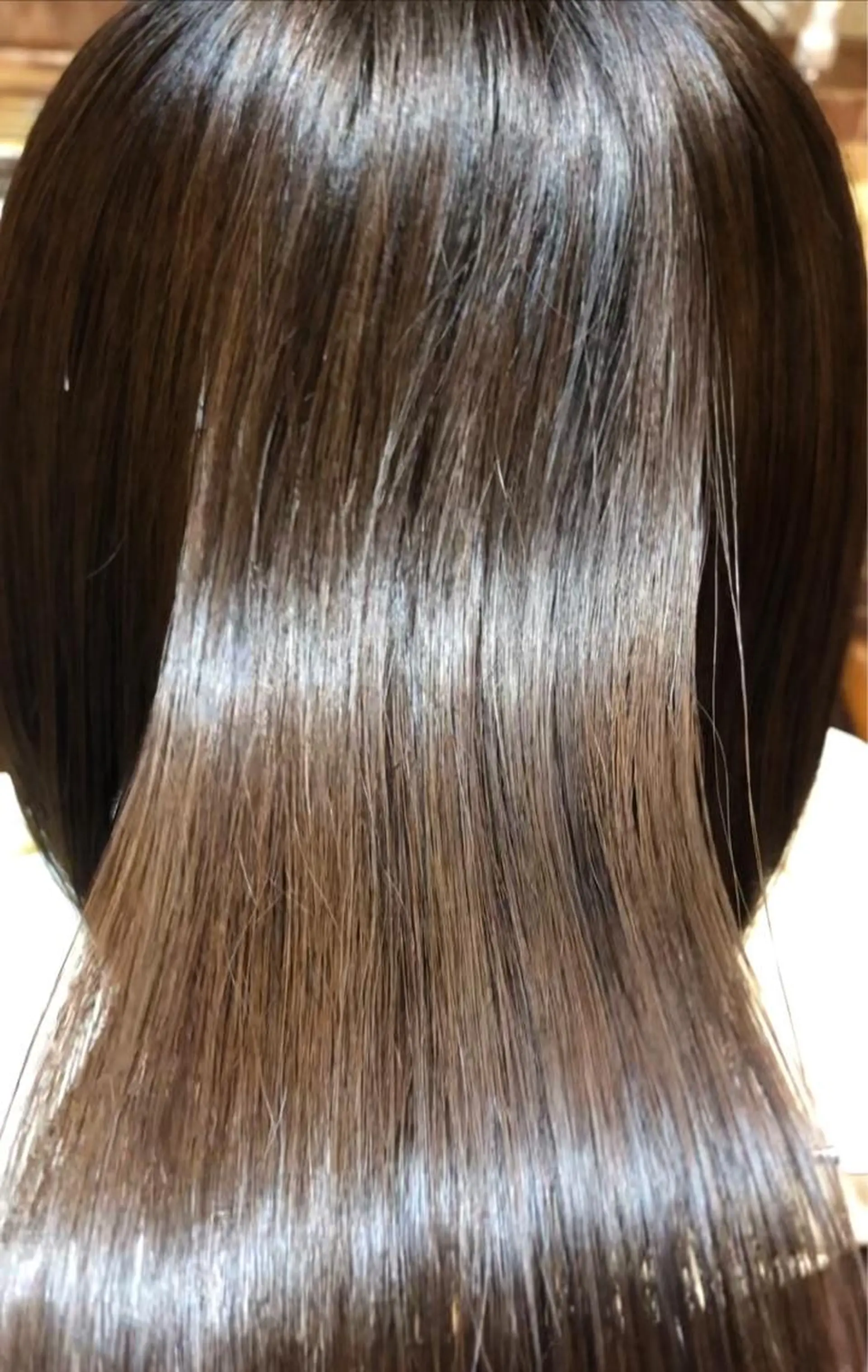 ミディアム 髪質改善 トリートメント 酸性ストレート カット ヘアカラー トリートメント ⭐️艶髪⭐️髪質改善 newi町田 山本のヘアスタイル